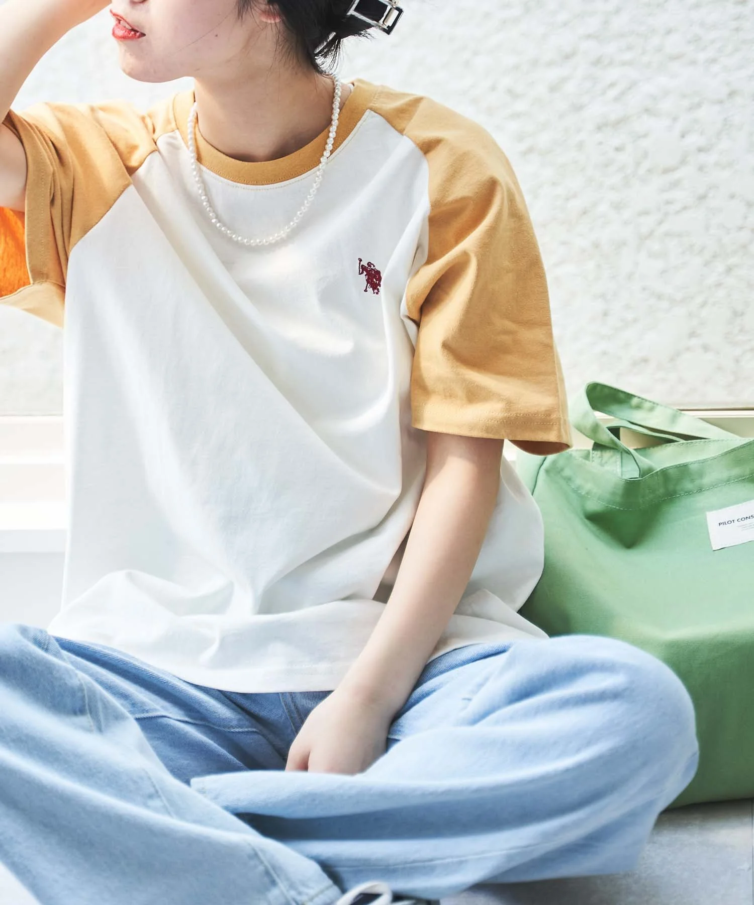USPOLOワンポイントTシャツ - Image 15