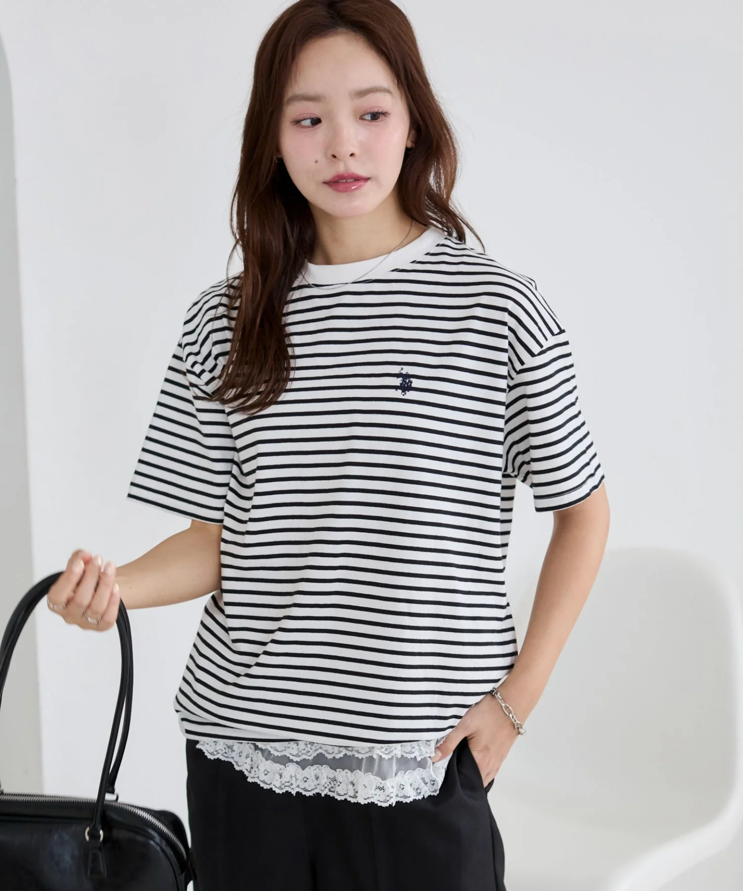 USPOLOワンポイントTシャツ - Image 26