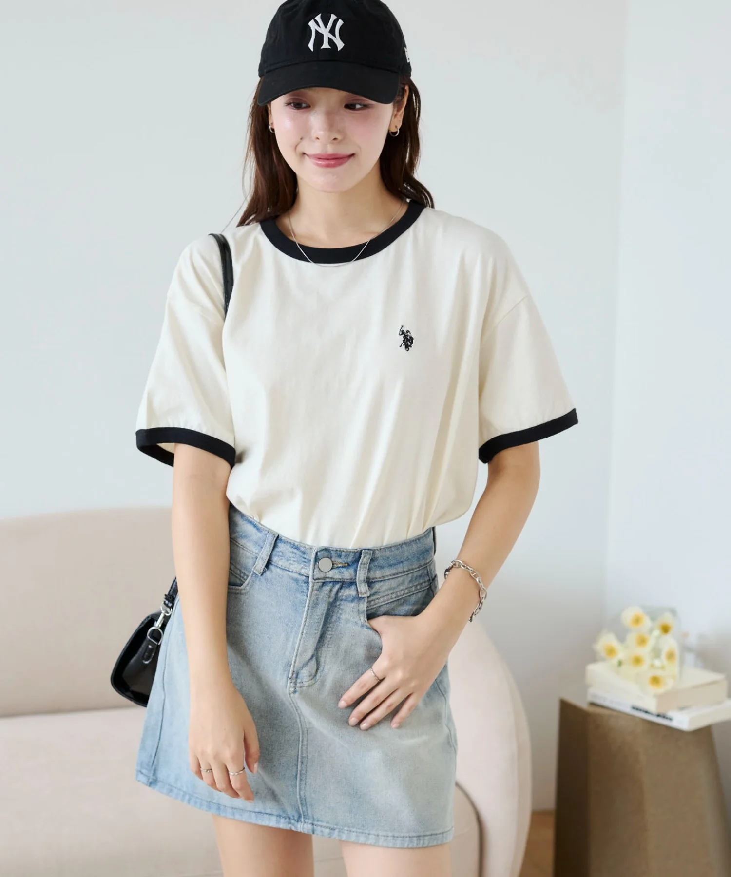 USPOLOワンポイントTシャツ - Image 5