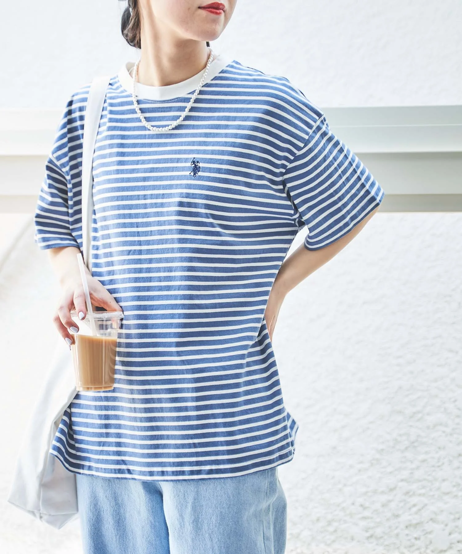 USPOLOワンポイントTシャツ - Image 7