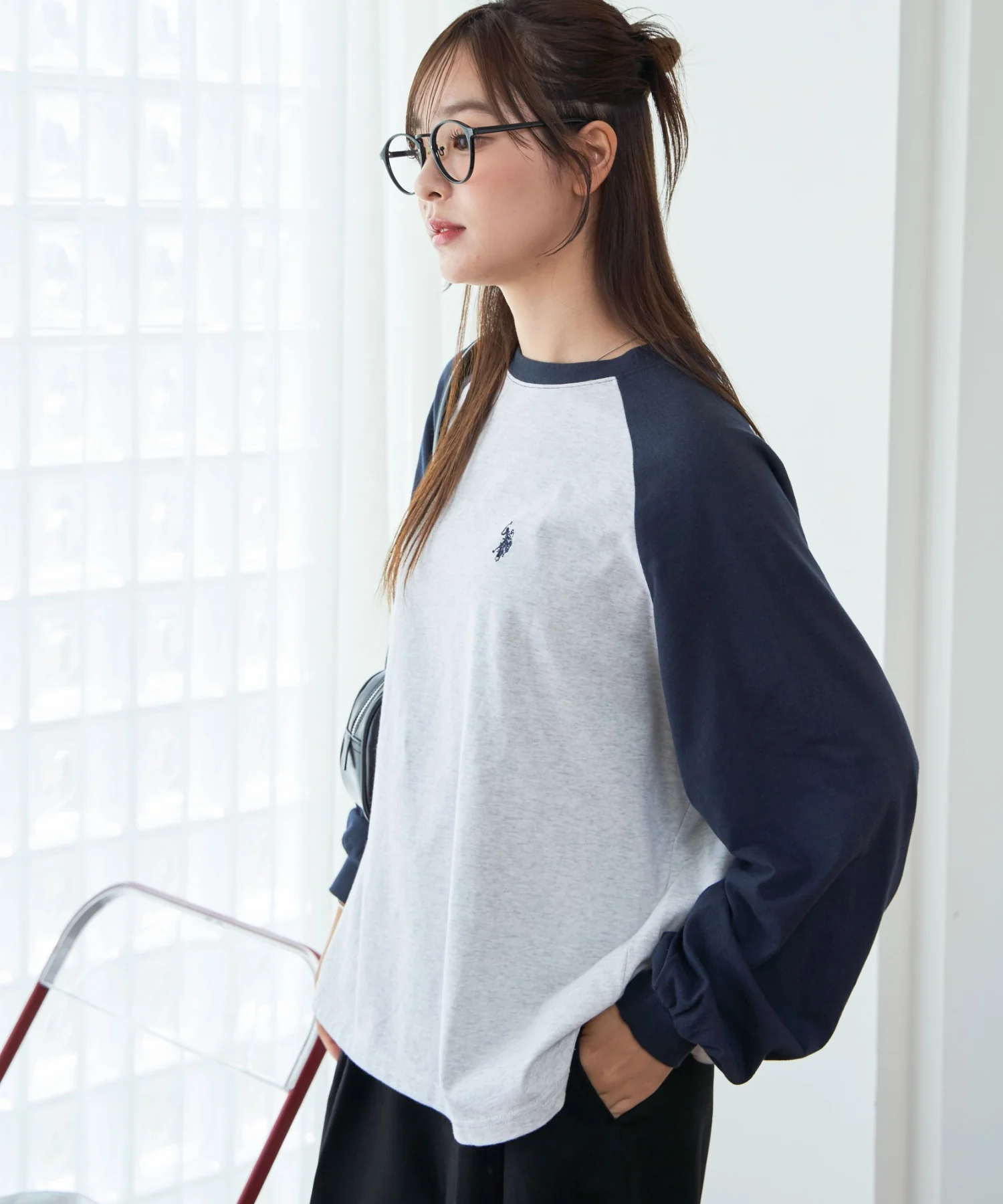 USPOLOだぼそでカラーロンT - Image 33