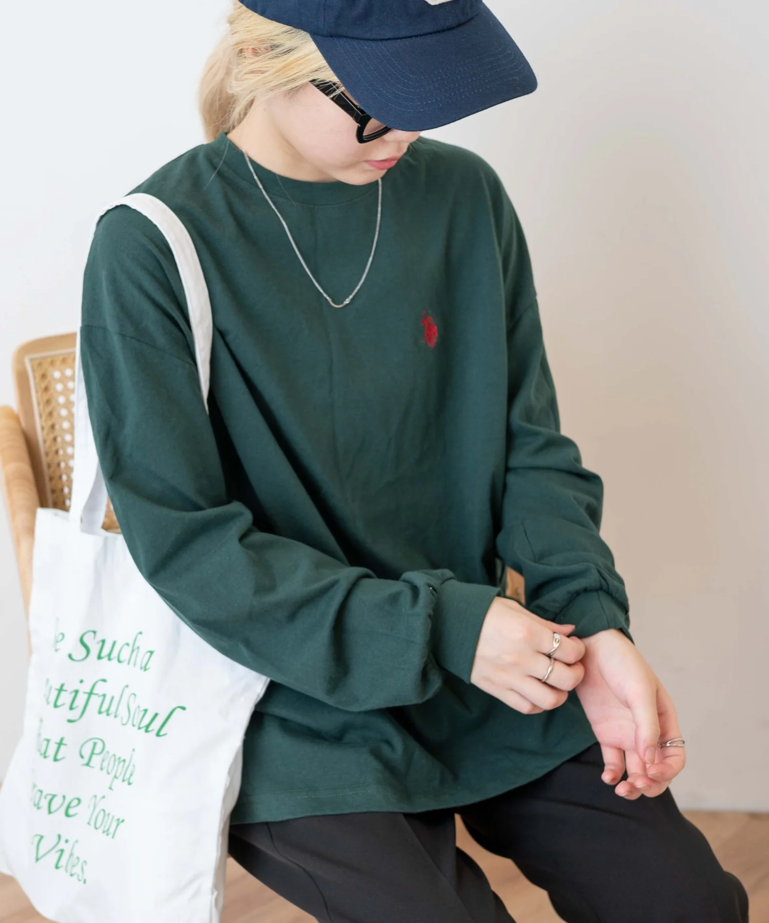 USPOLOだぼそでカラーロンT - Image 8