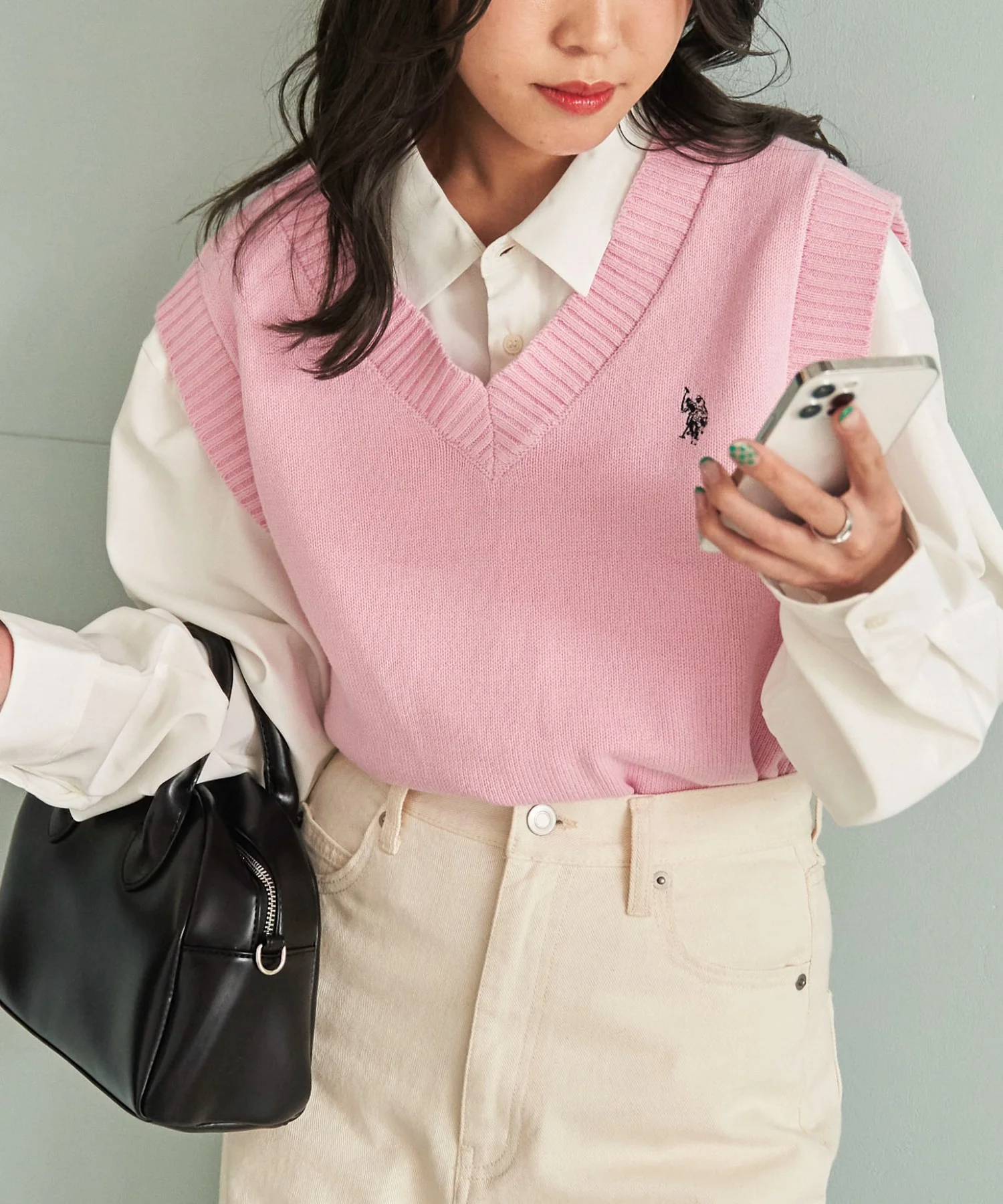 U.S. POLO ASSN.|別注カラーワンポイントベスト - Image 23