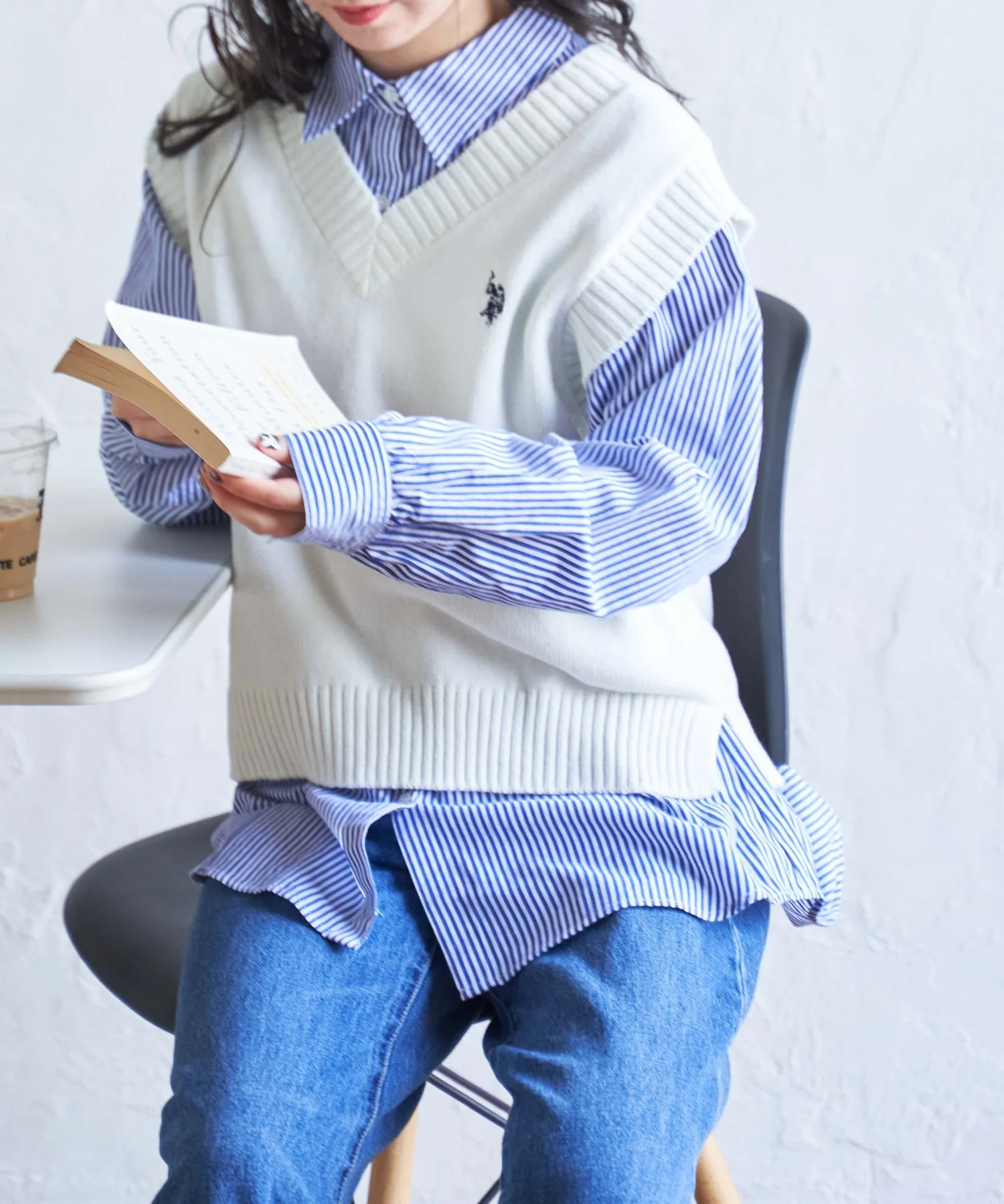 U.S. POLO ASSN.|別注カラーワンポイントベスト - Image 32