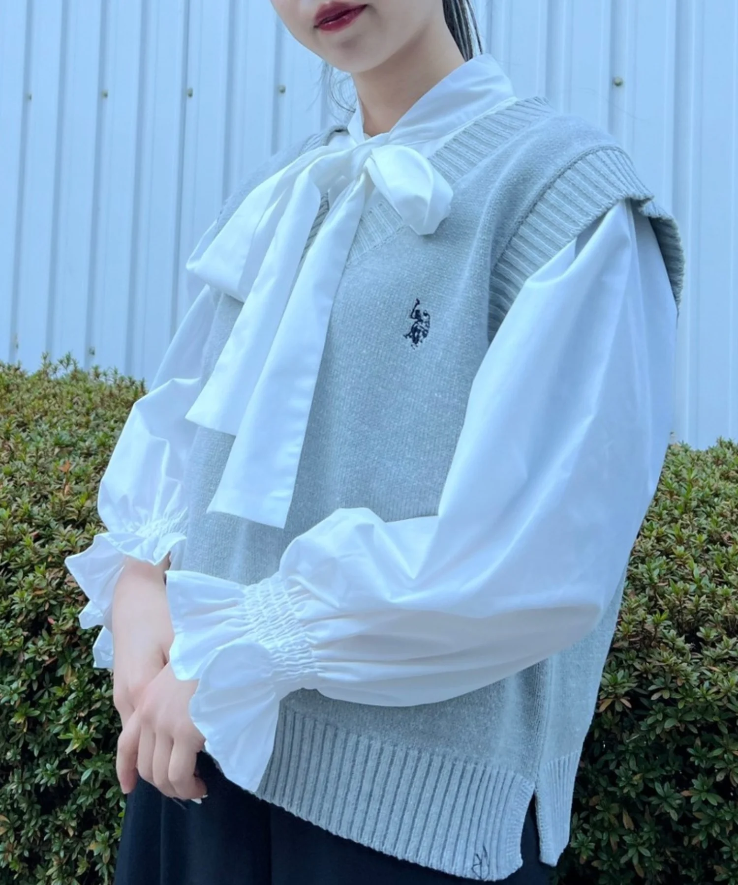 U.S. POLO ASSN.|別注カラーワンポイントベスト - Image 44