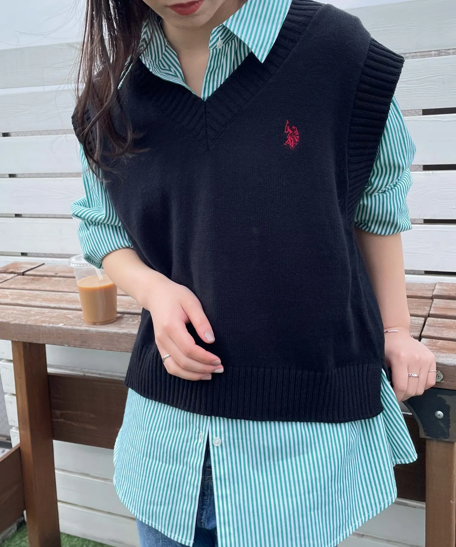 U.S. POLO ASSN.|別注カラーワンポイントベスト - Image 46