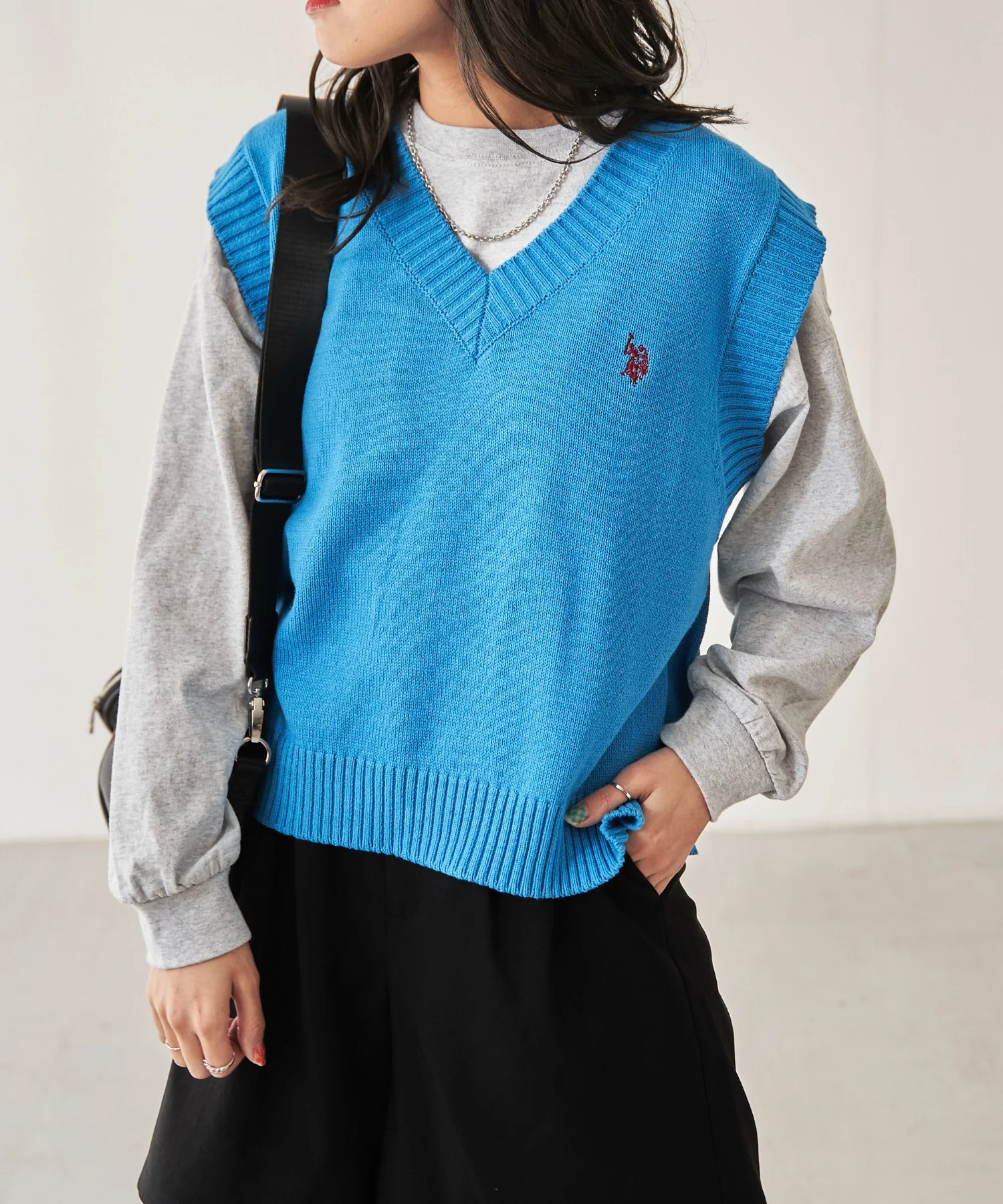 U.S. POLO ASSN.|別注カラーワンポイントベスト - Image 9