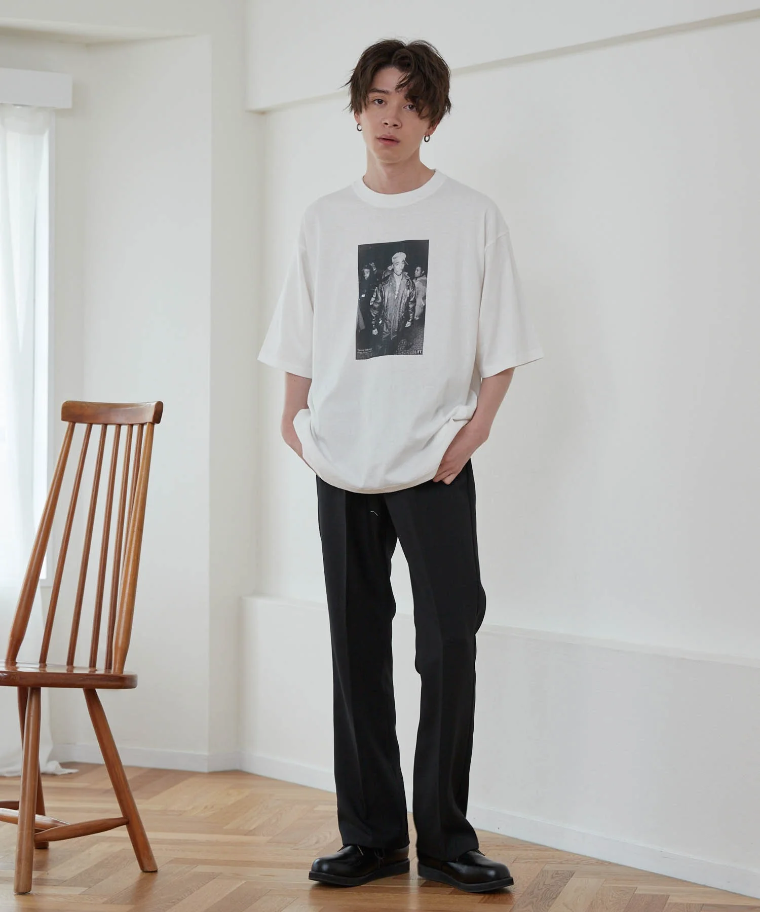 別注 LIFE GRAPHIC LOOSE TEE - Image 14