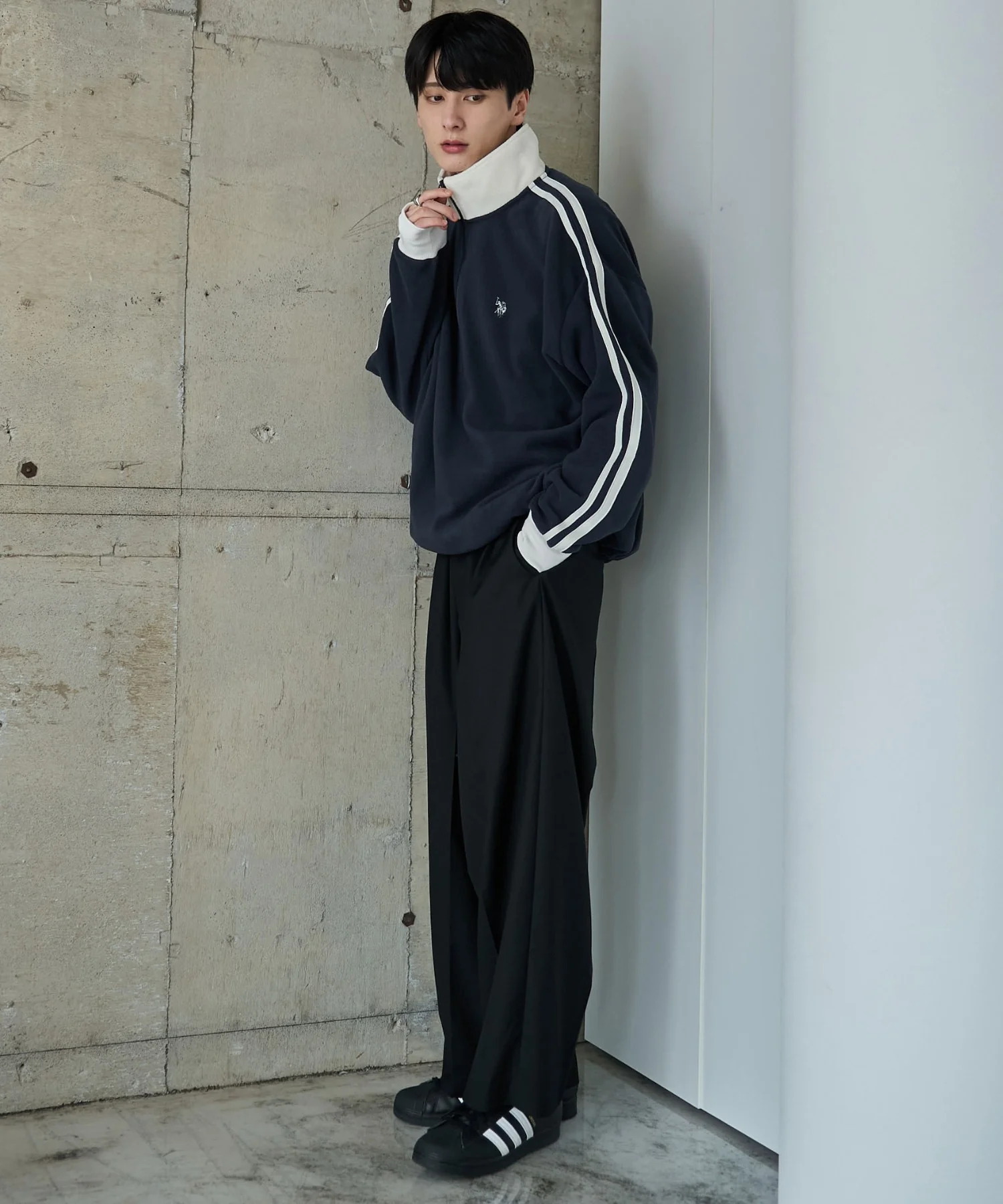 USPOLOフリースハーフジッププルオーバー - Image 12