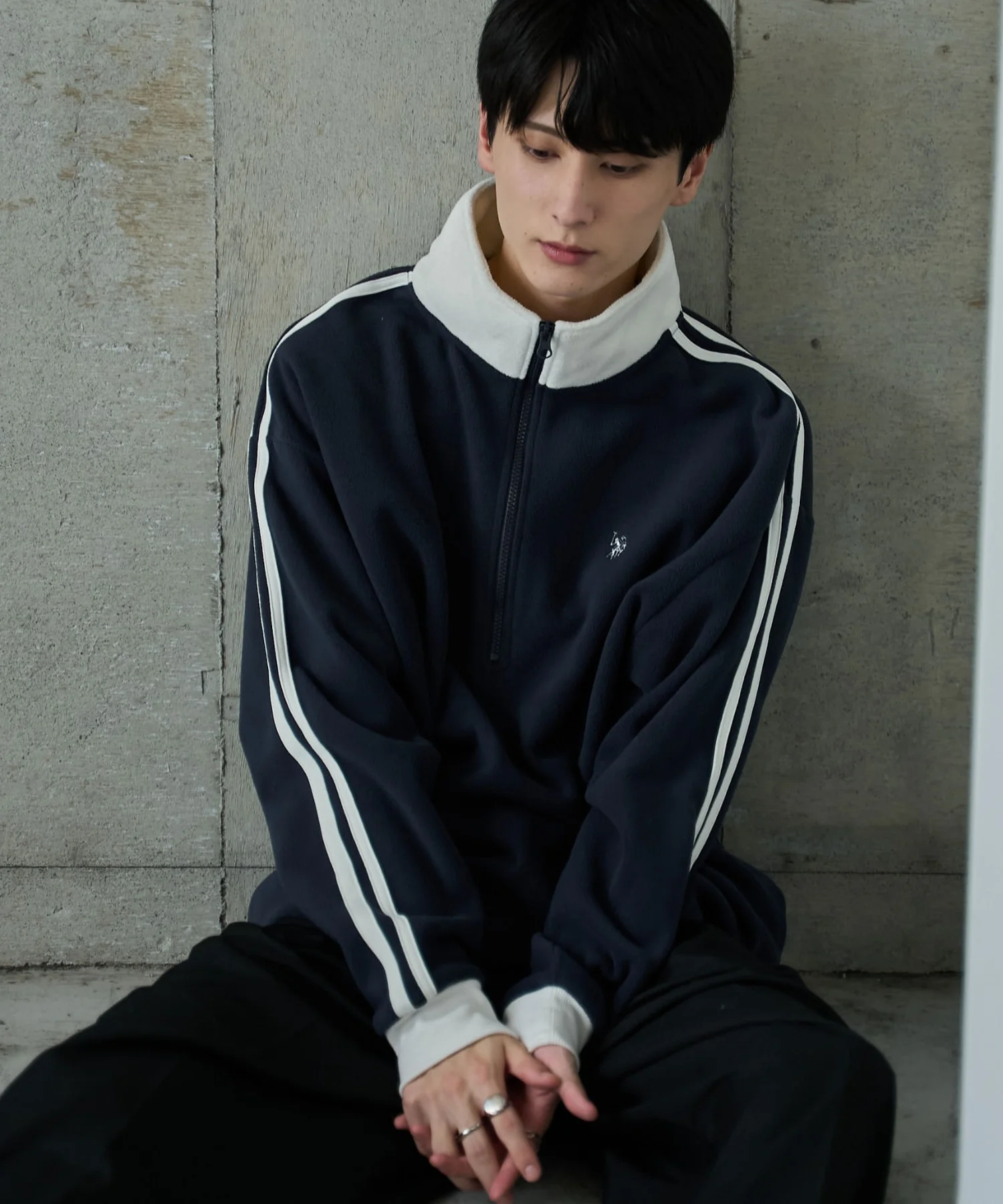 USPOLOフリースハーフジッププルオーバー - Image 14