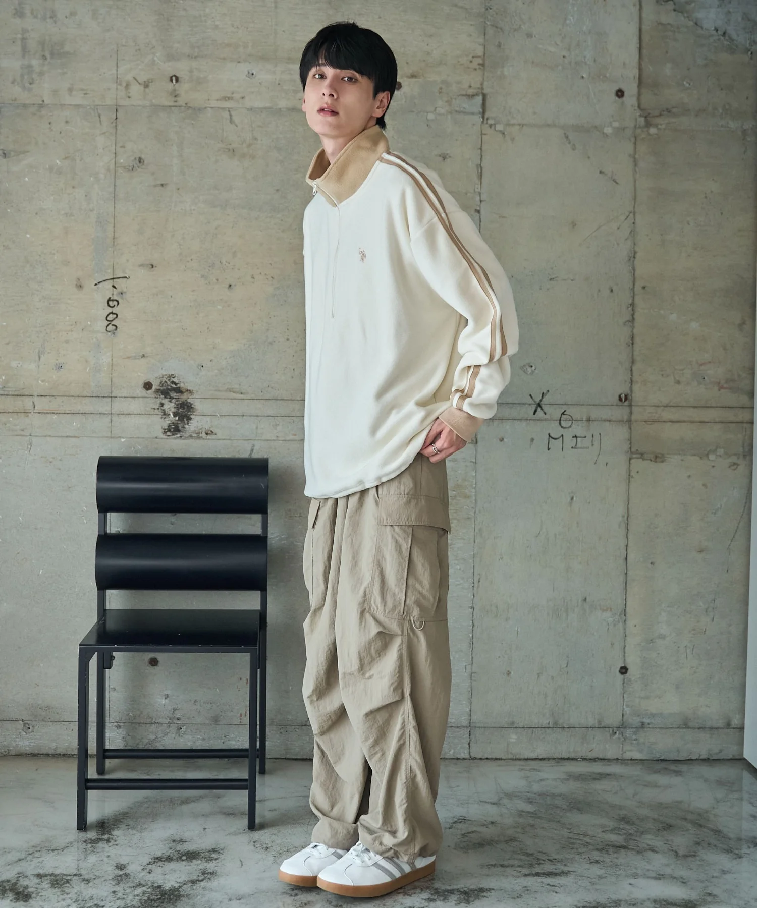 USPOLOフリースハーフジッププルオーバー - Image 21