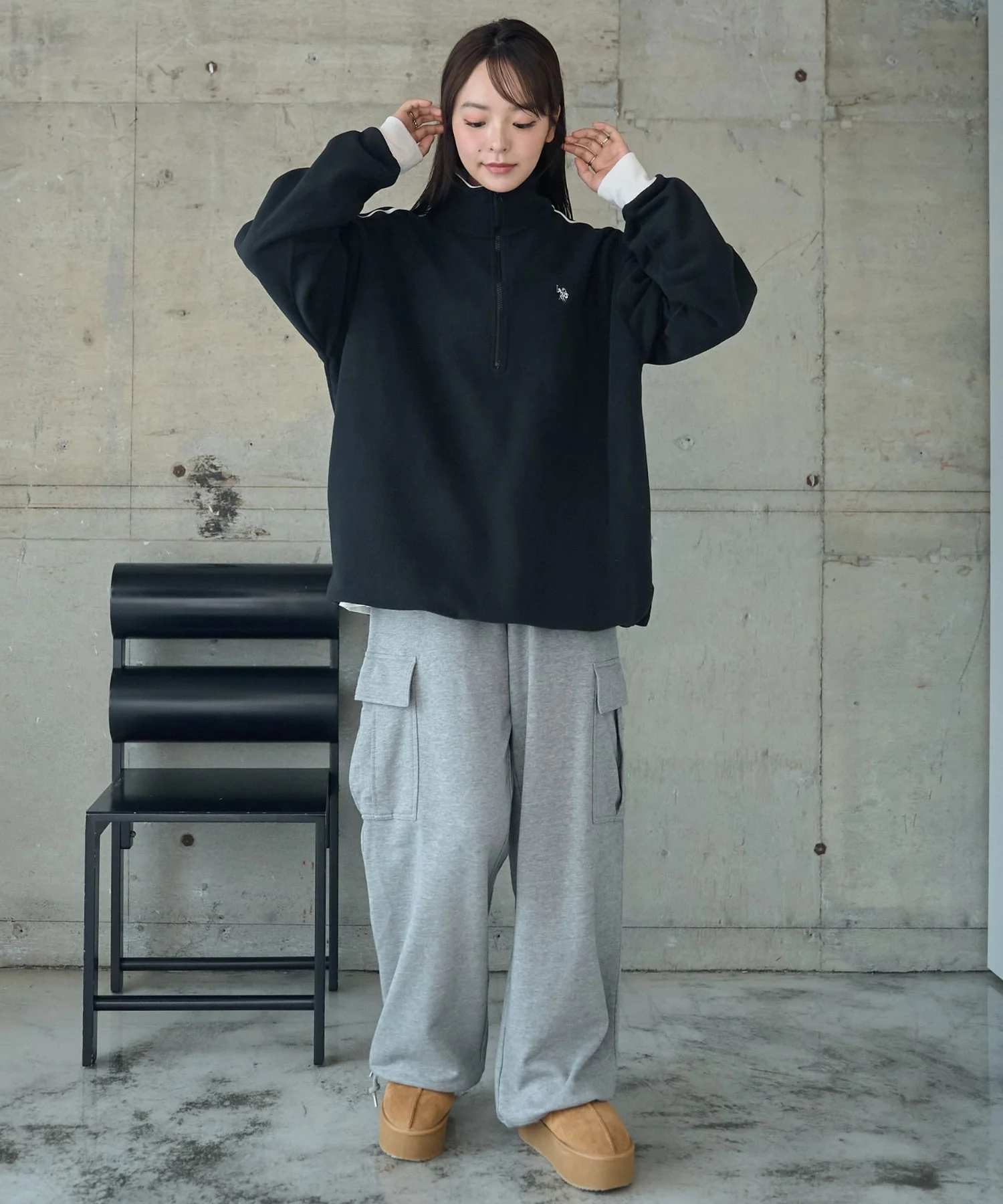 USPOLOフリースハーフジッププルオーバー - Image 36