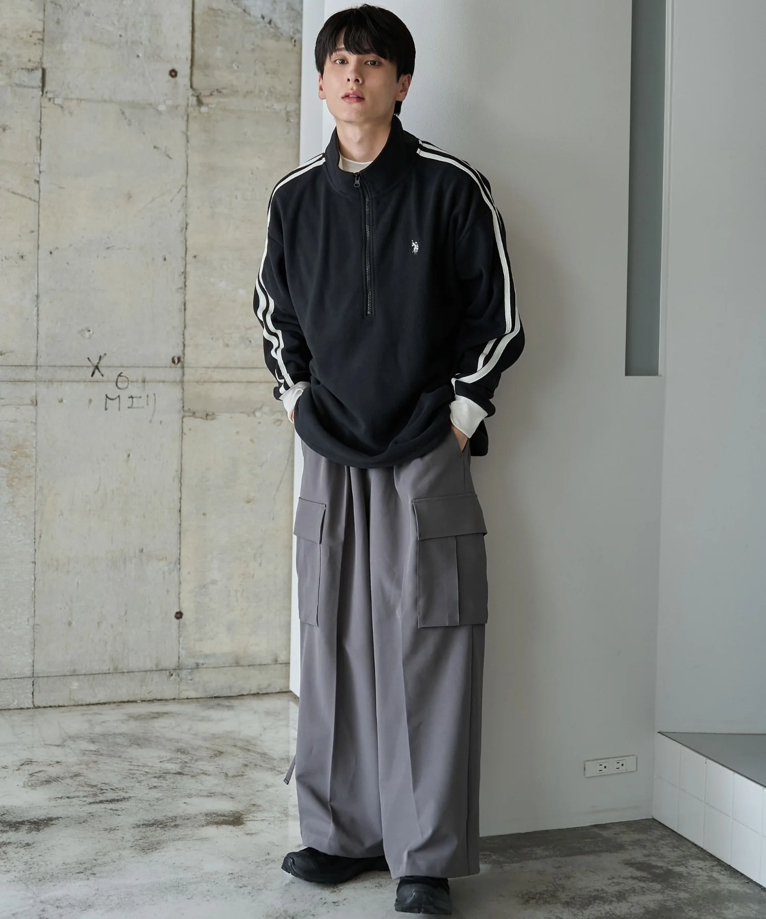 USPOLOフリースハーフジッププルオーバー - Image 41