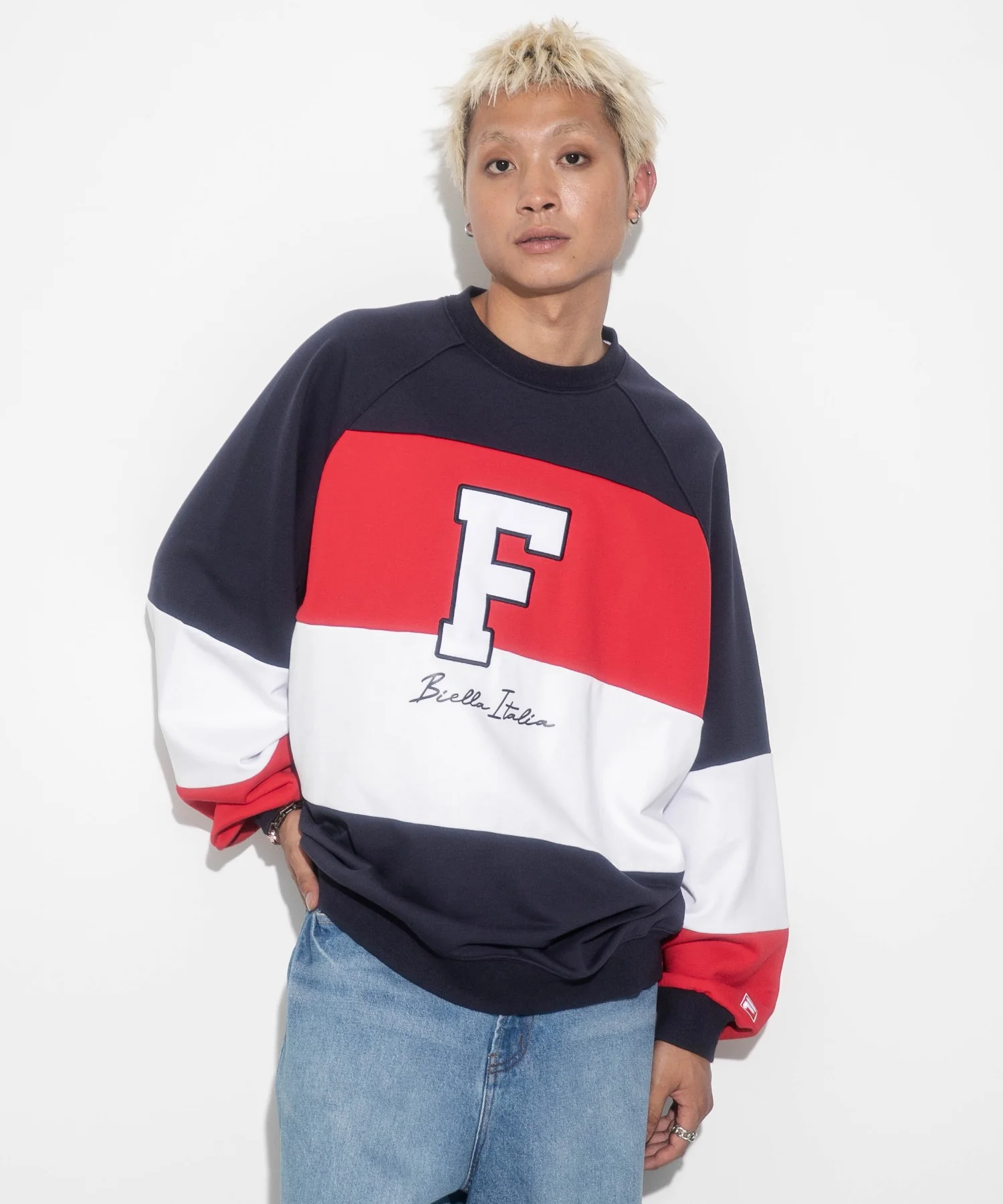 別注FILAパネル切替プルオーバー - Image 20