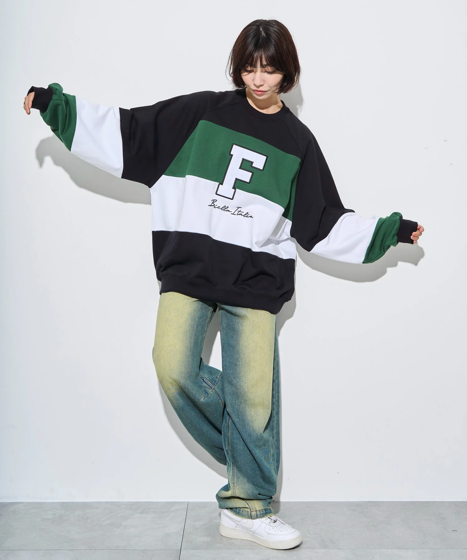 別注FILAパネル切替プルオーバー - Image 4