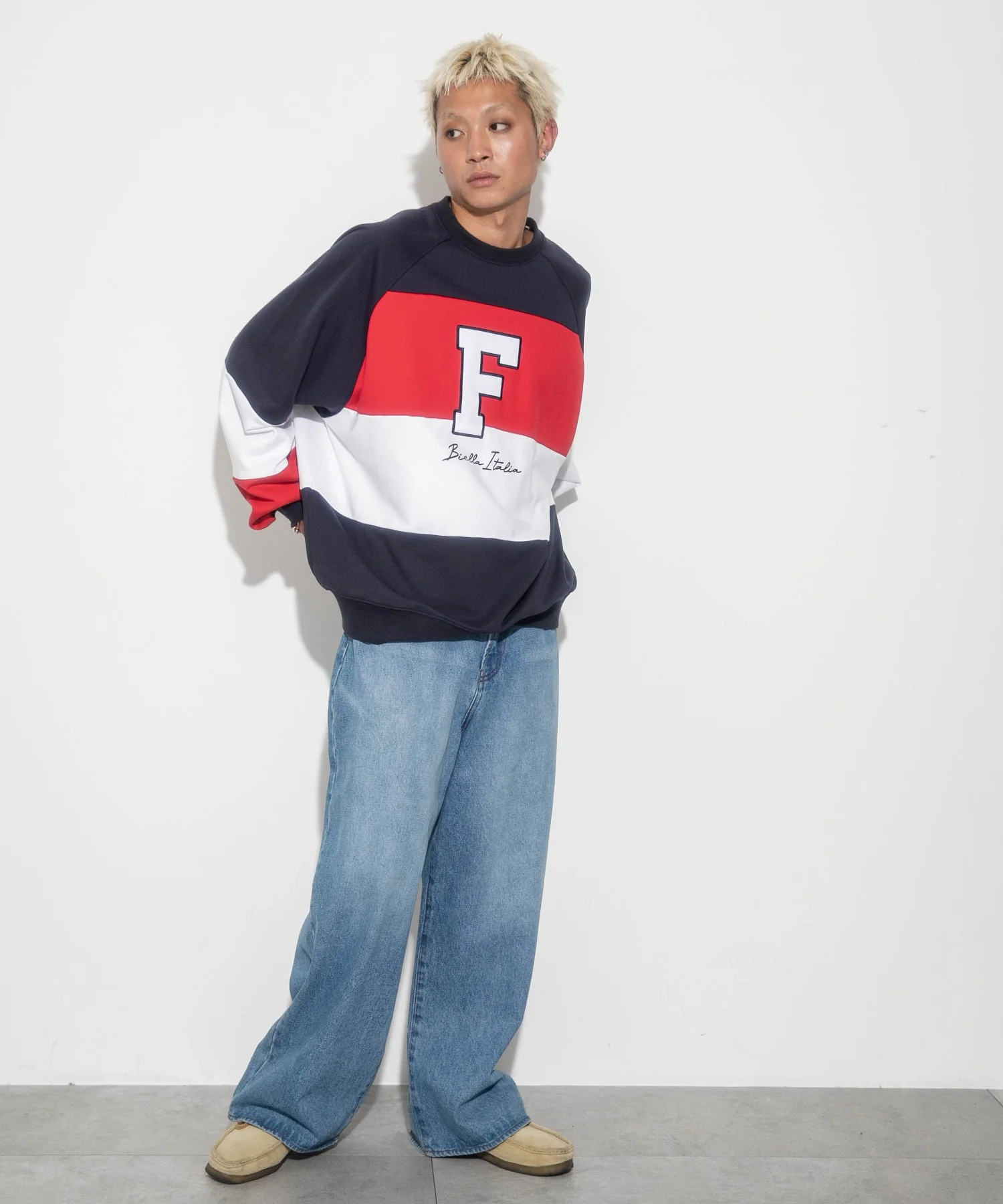 別注FILAパネル切替プルオーバー - Image 5