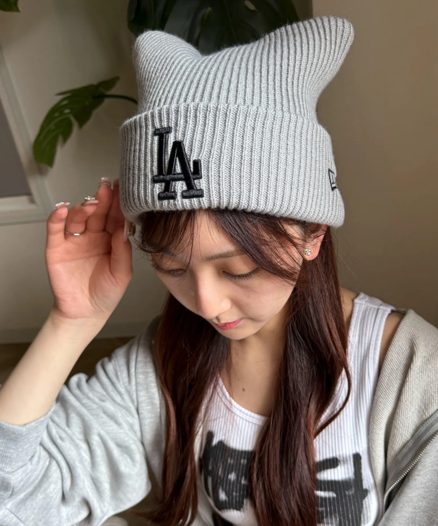 【WEGO限定デザイン】別注NEWERA CAT EAR KNIT - Image 4