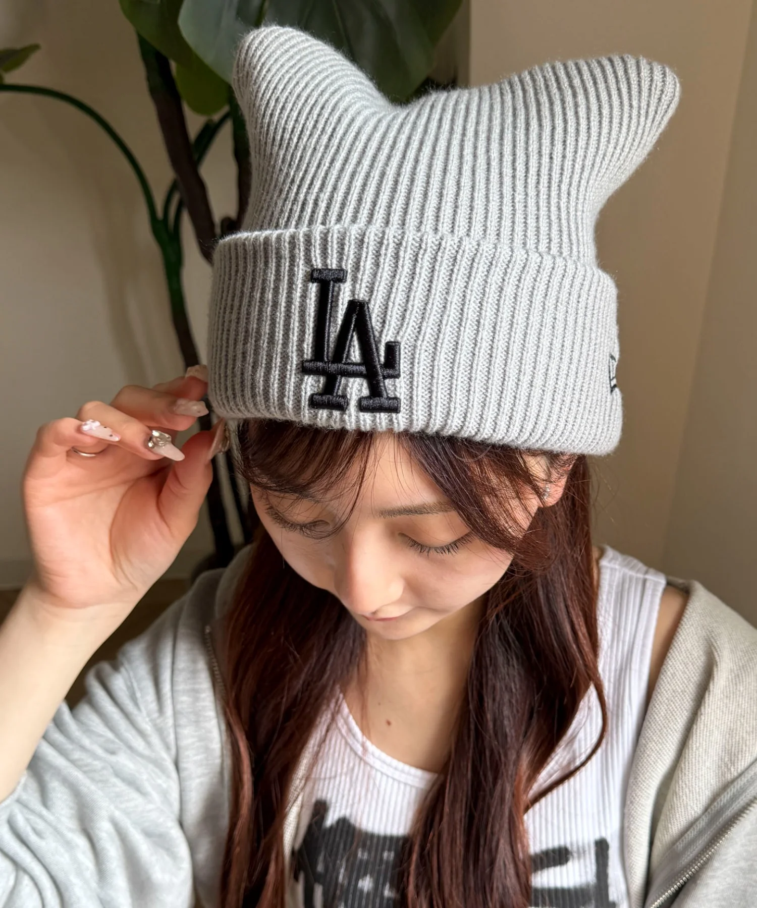 【WEGO限定デザイン】別注NEWERA CAT EAR KNIT - Image 7