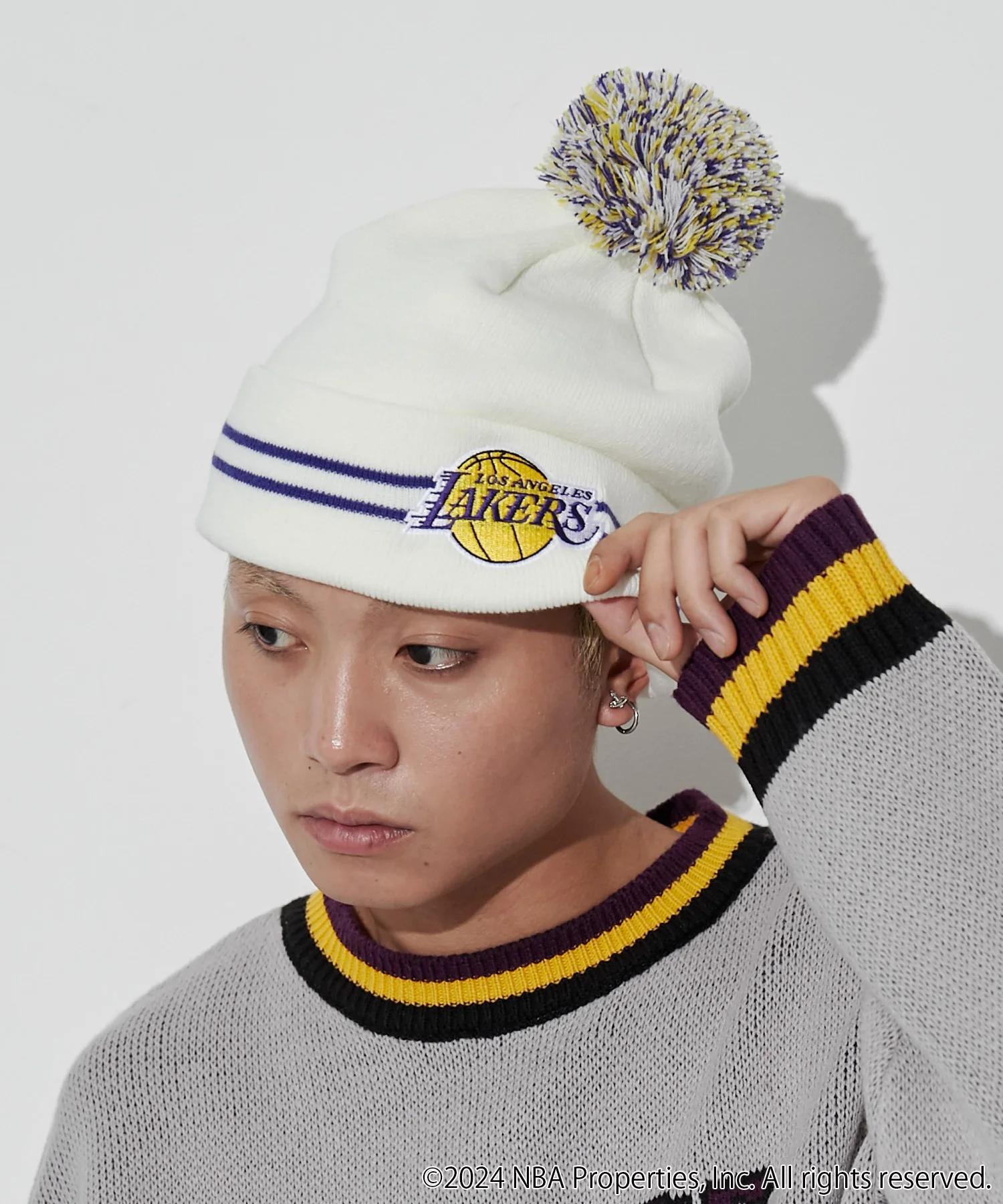 別注NBA　ポンポンニットキャップ - Image 3