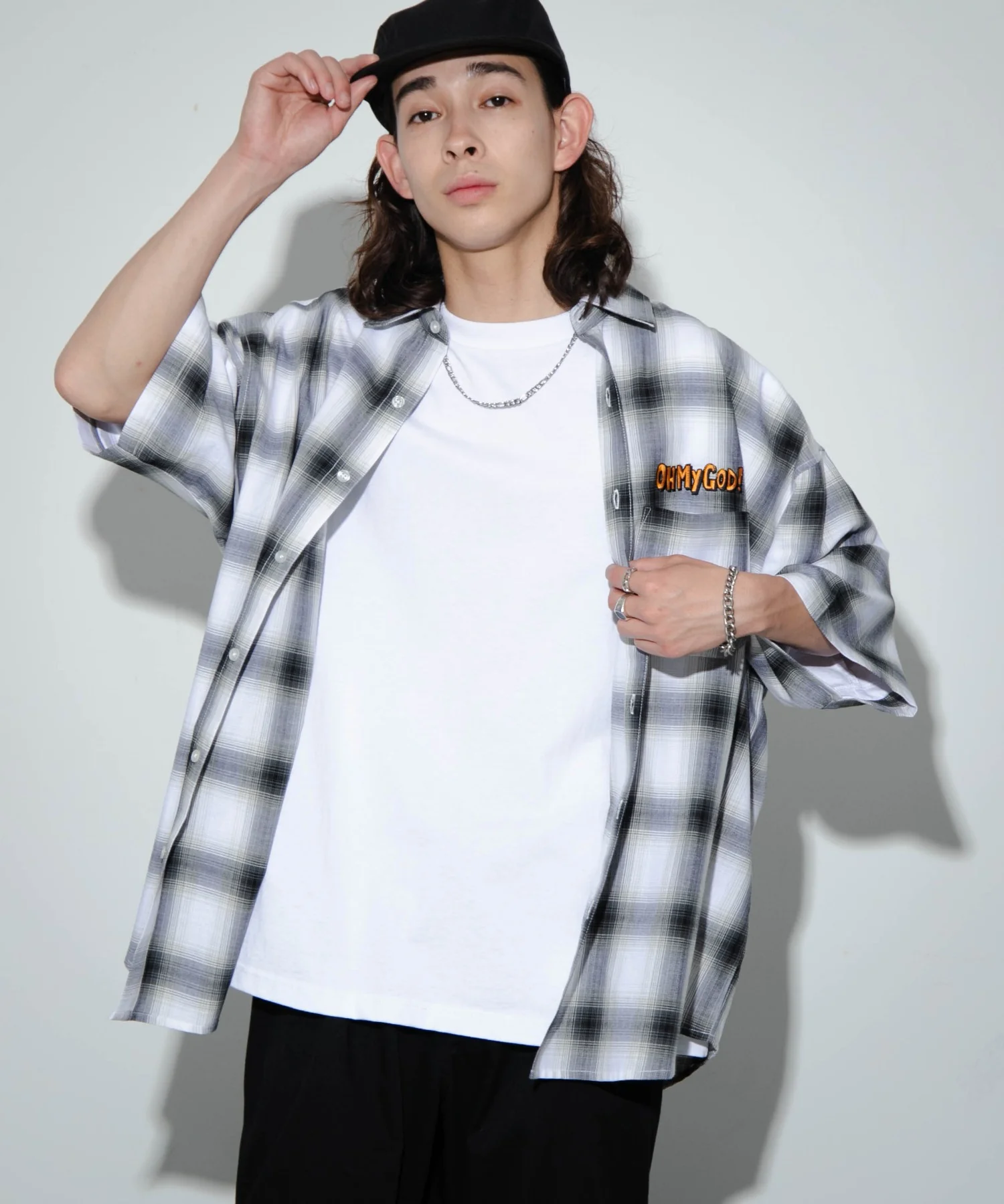 別注NEW JACKオンブレチェックシャツ(S) - Image 12