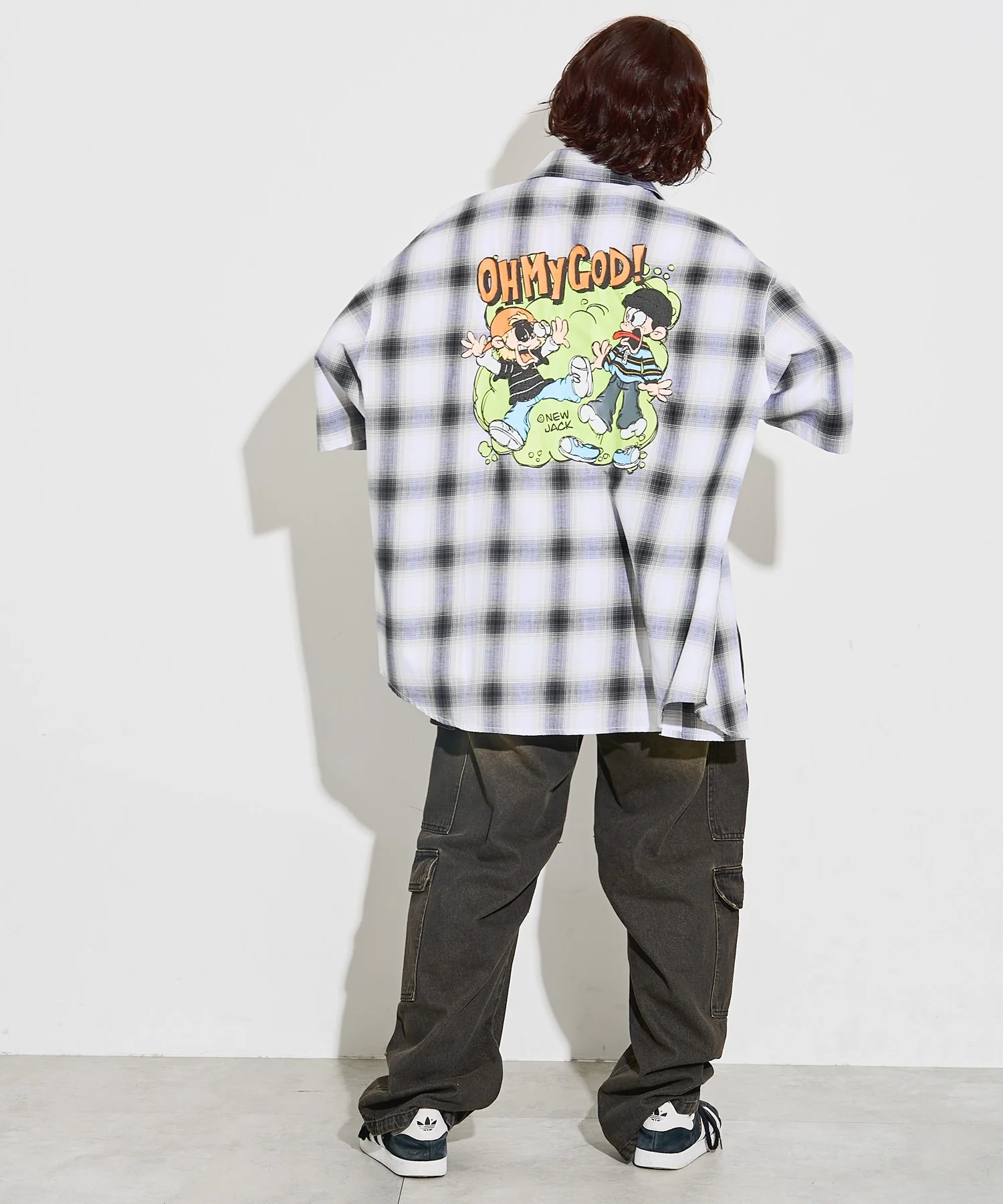 別注NEW JACKオンブレチェックシャツ(S) - Image 18