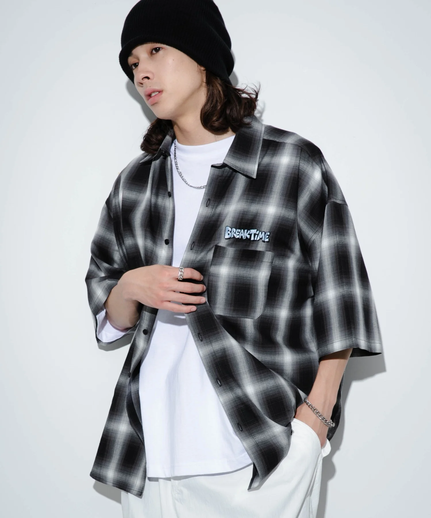 別注NEW JACKオンブレチェックシャツ(S) - Image 19