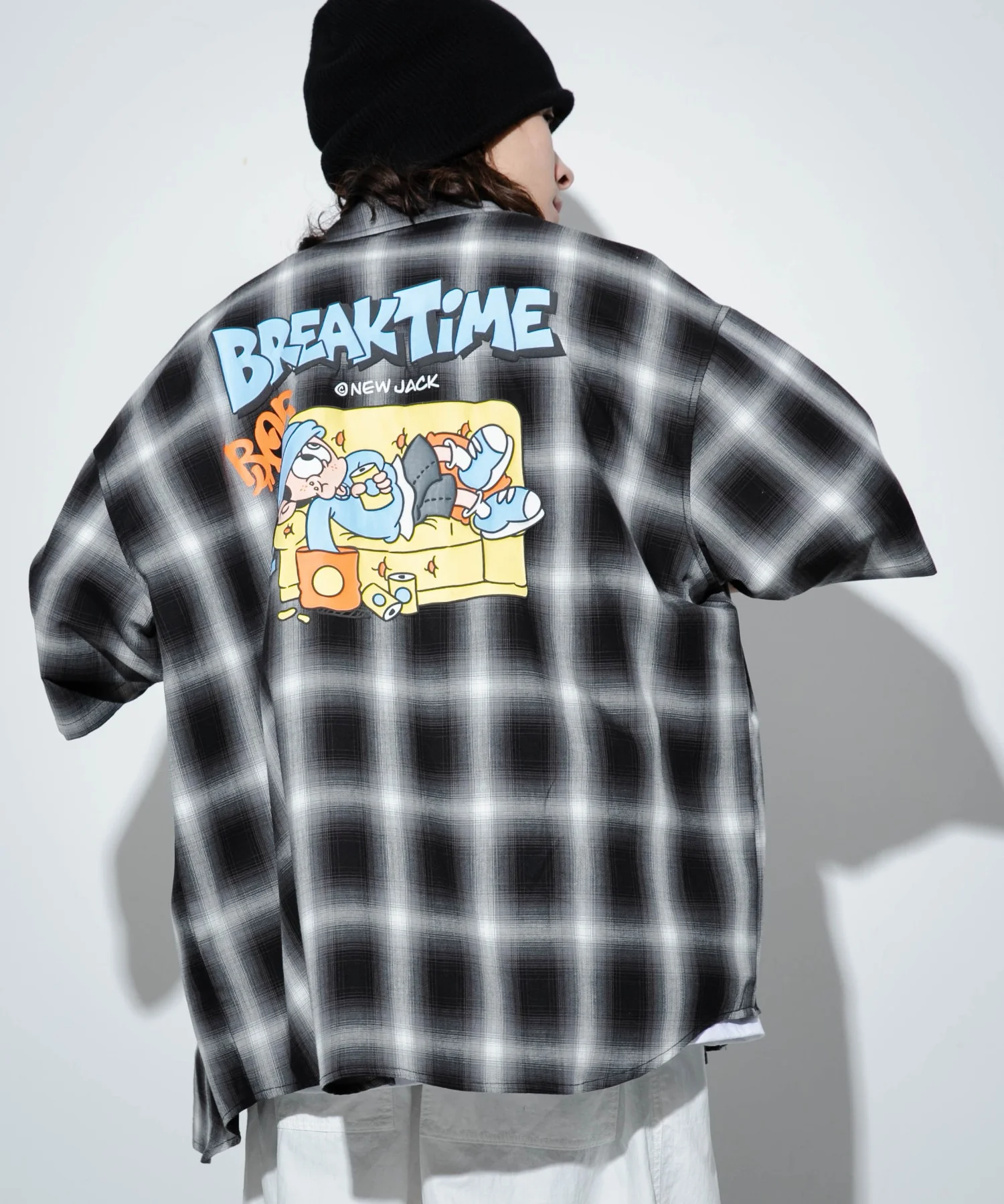 別注NEW JACKオンブレチェックシャツ(S) - Image 2