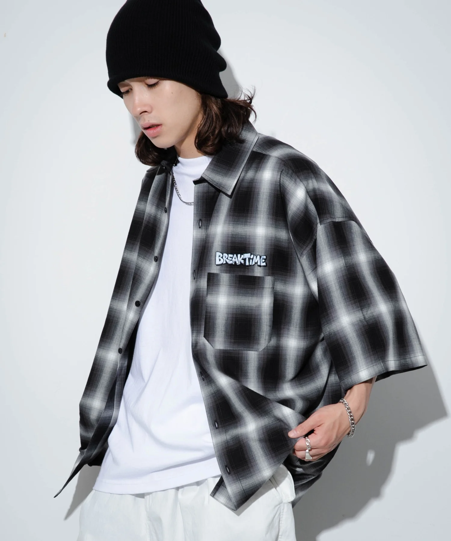 別注NEW JACKオンブレチェックシャツ(S) - Image 22
