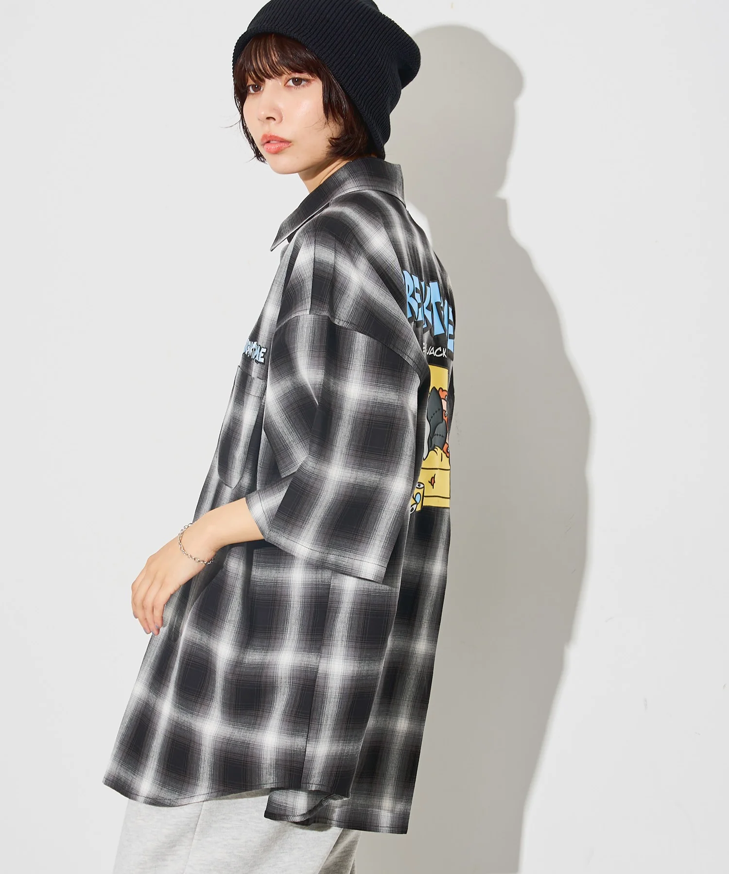 別注NEW JACKオンブレチェックシャツ(S) - Image 24