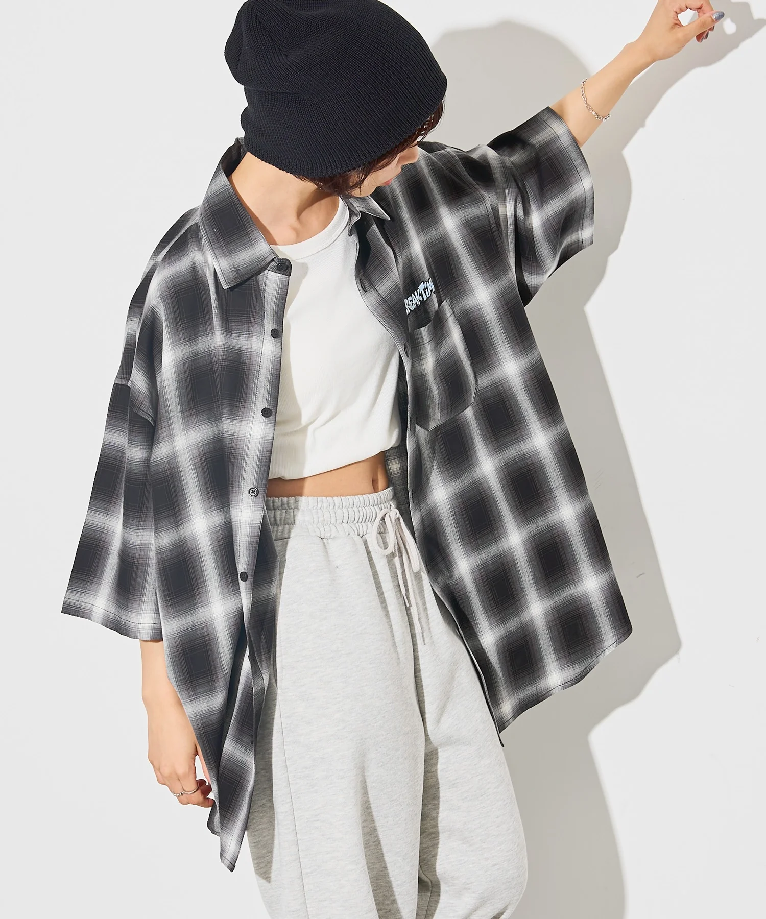 別注NEW JACKオンブレチェックシャツ(S) - Image 25