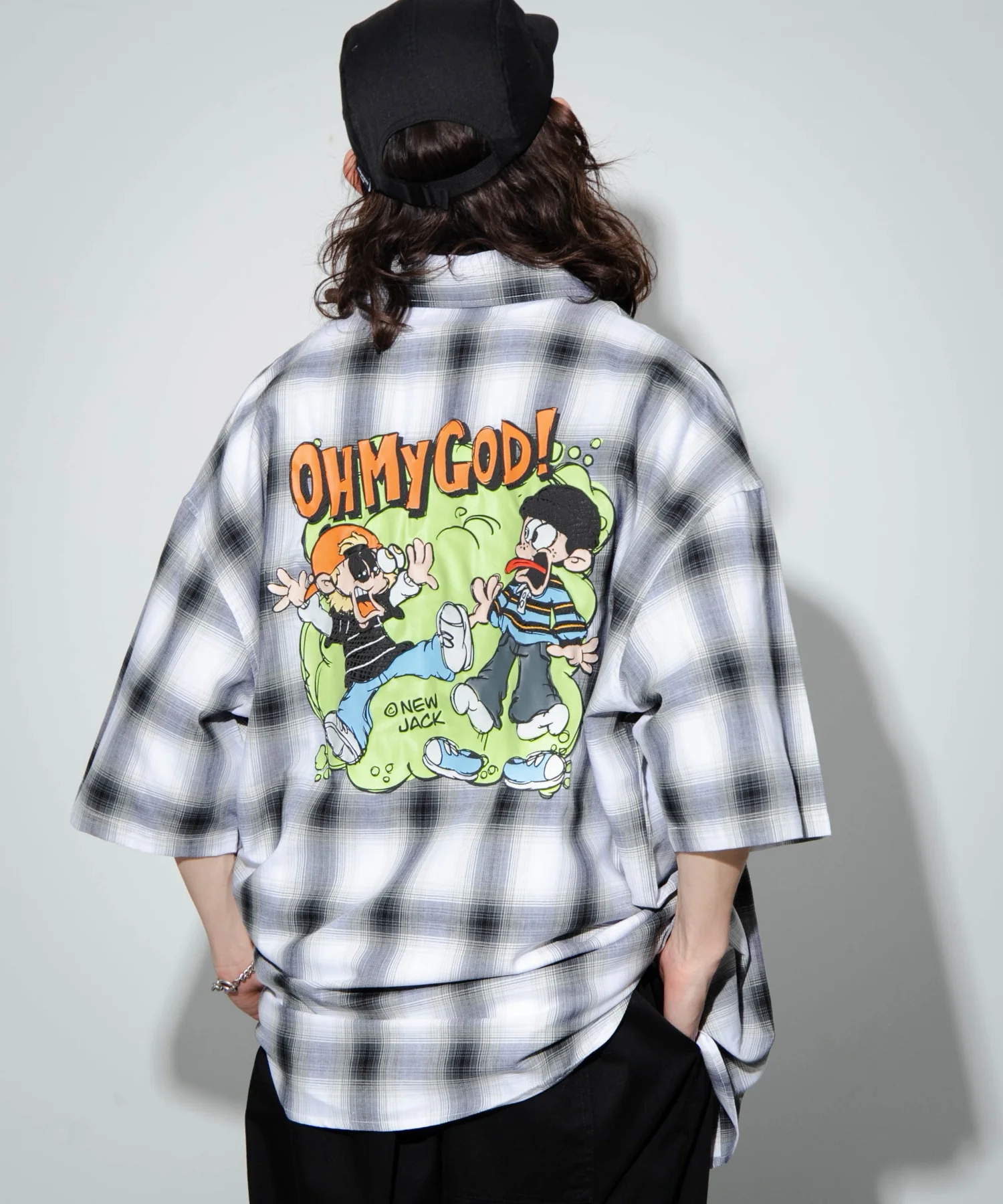 別注NEW JACKオンブレチェックシャツ(S) - Image 3