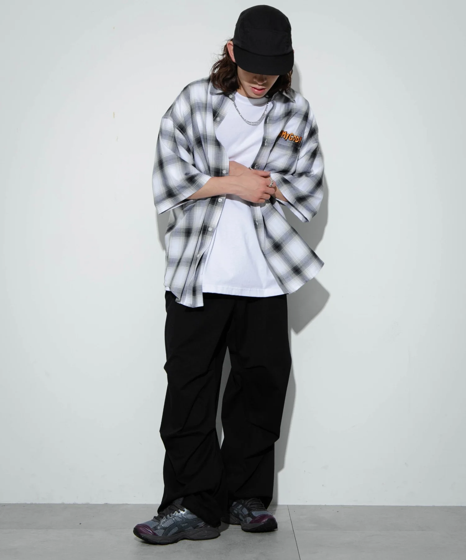 別注NEW JACKオンブレチェックシャツ(S) - Image 5