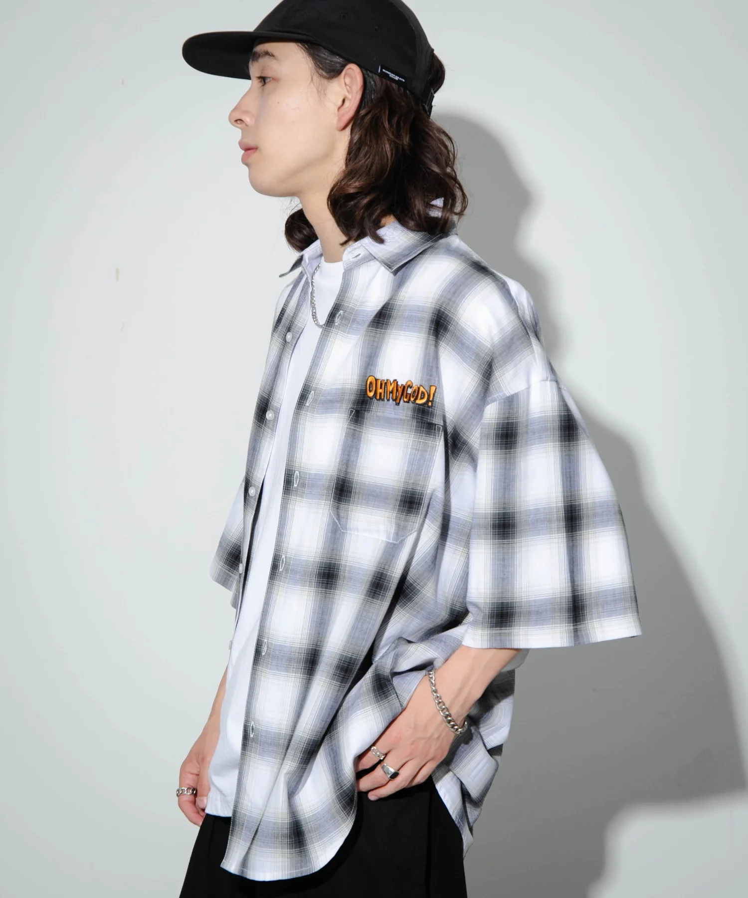 別注NEW JACKオンブレチェックシャツ(S) - Image 9