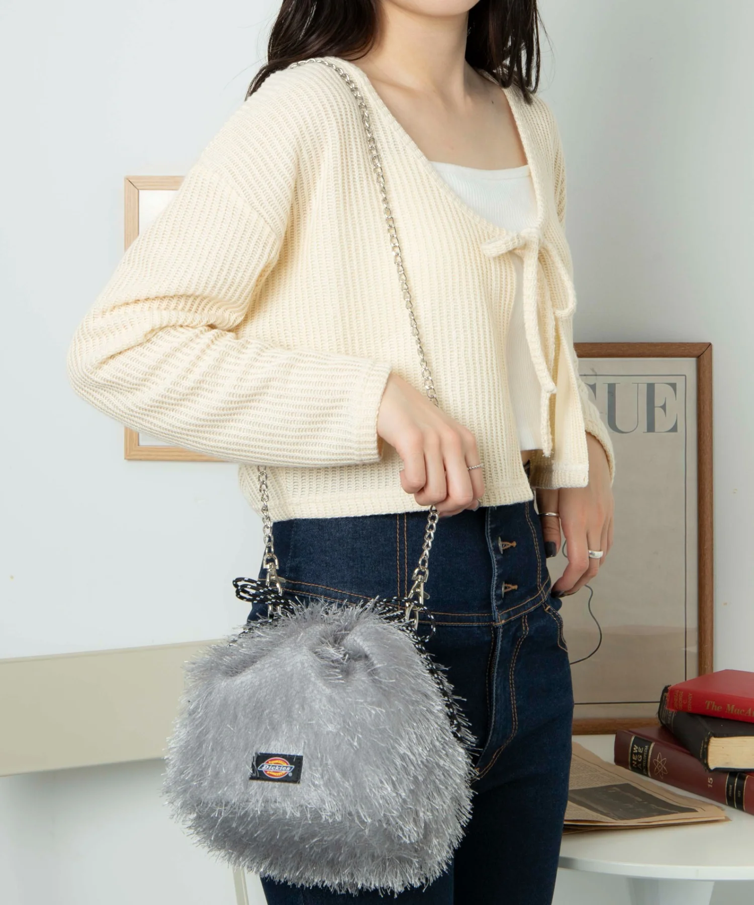 別注Dickies　フリンジ巾着ショルダー - Image 4