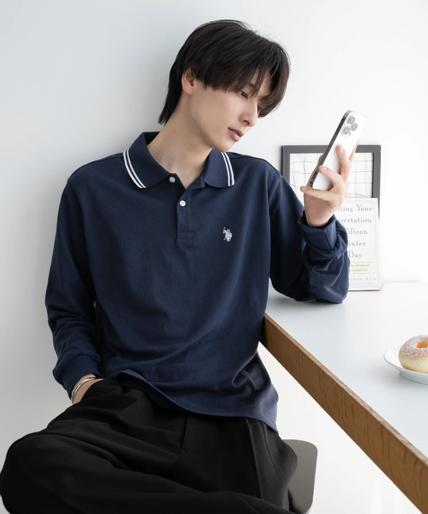 別注USPOLOラインポロシャツ（LS） - Image 33