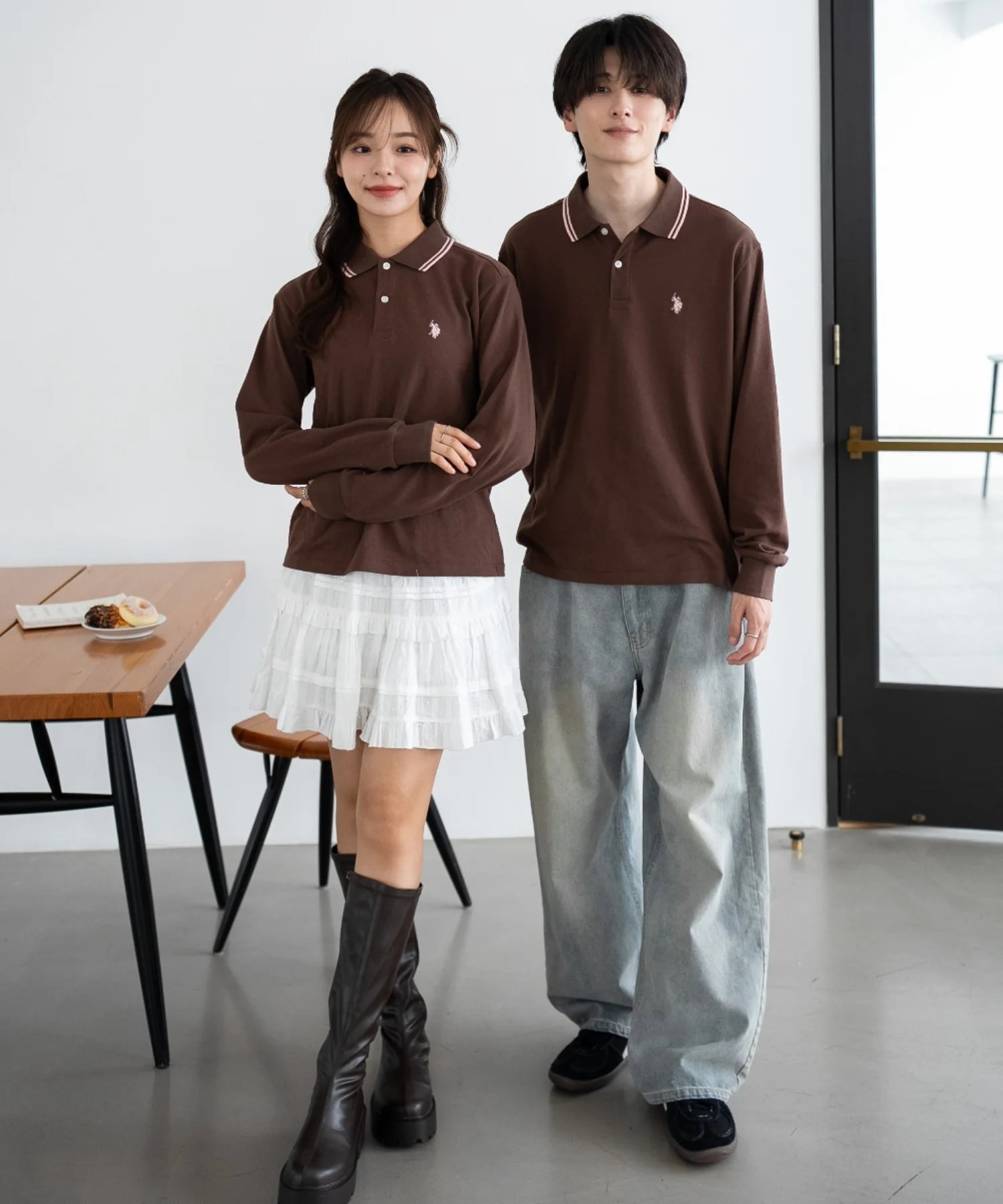 別注USPOLOラインポロシャツ（LS） - Image 44