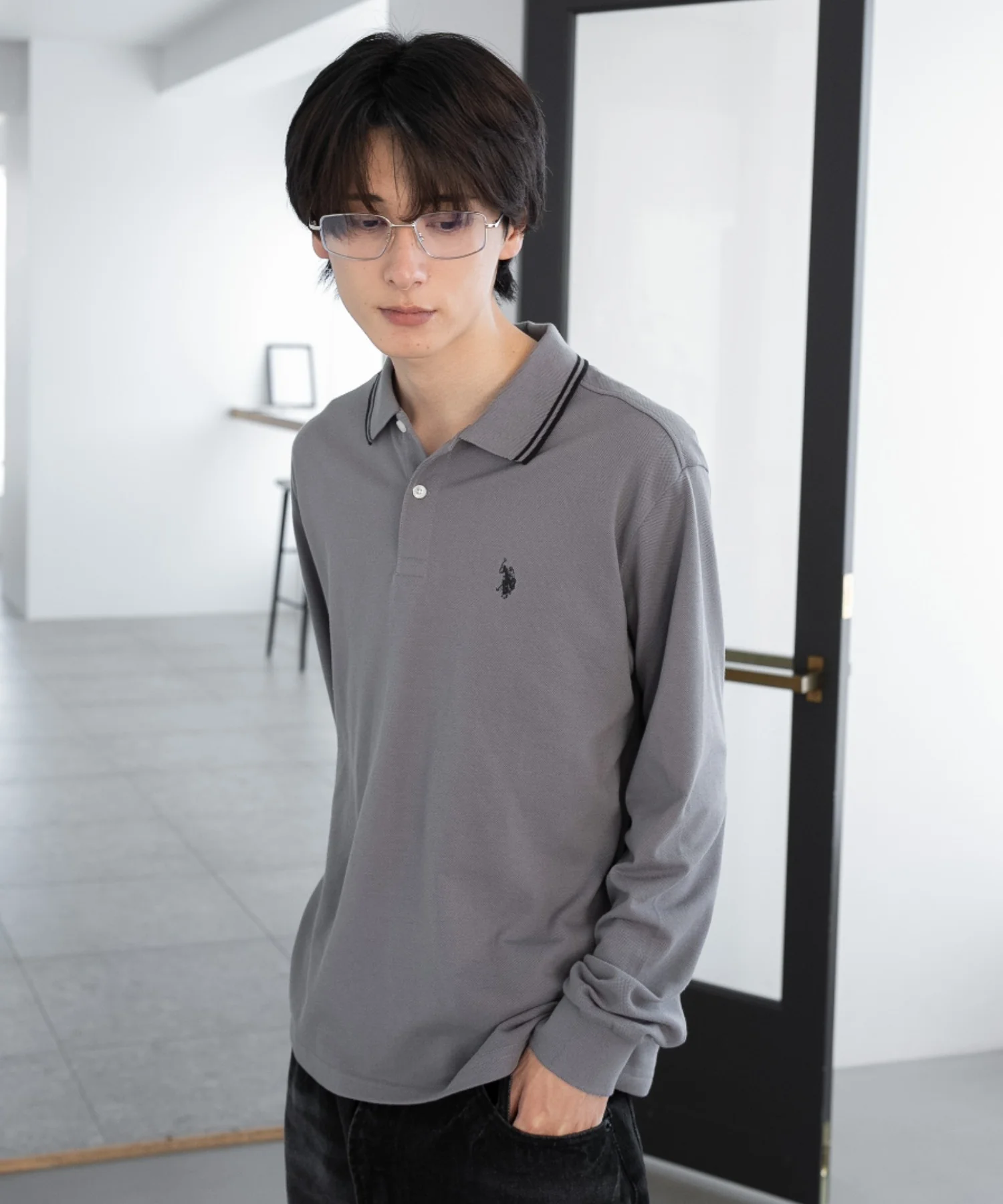 別注USPOLOラインポロシャツ（LS） - Image 74