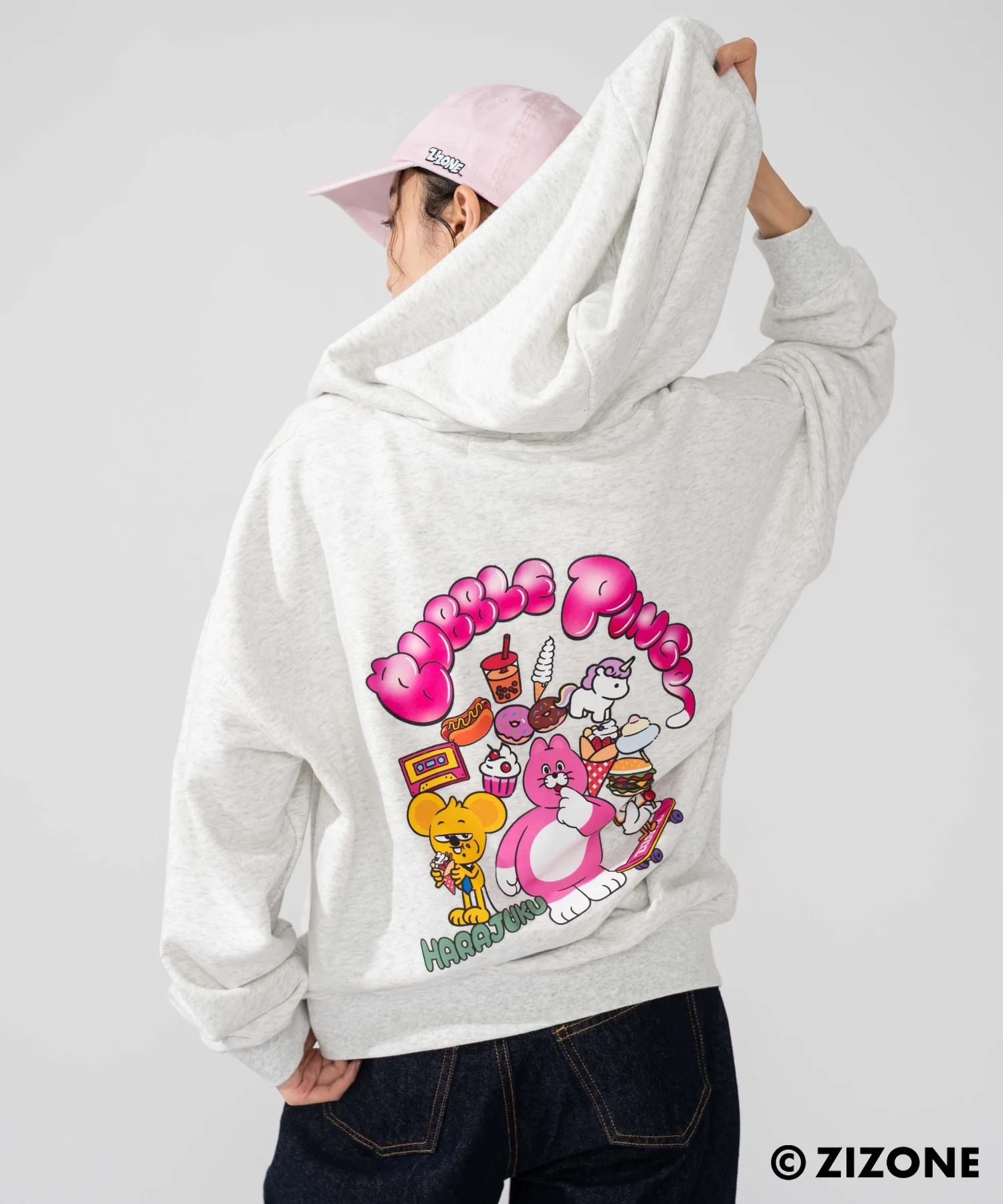 別注ZIZONEグラフィックZIPパーカー - Image 15