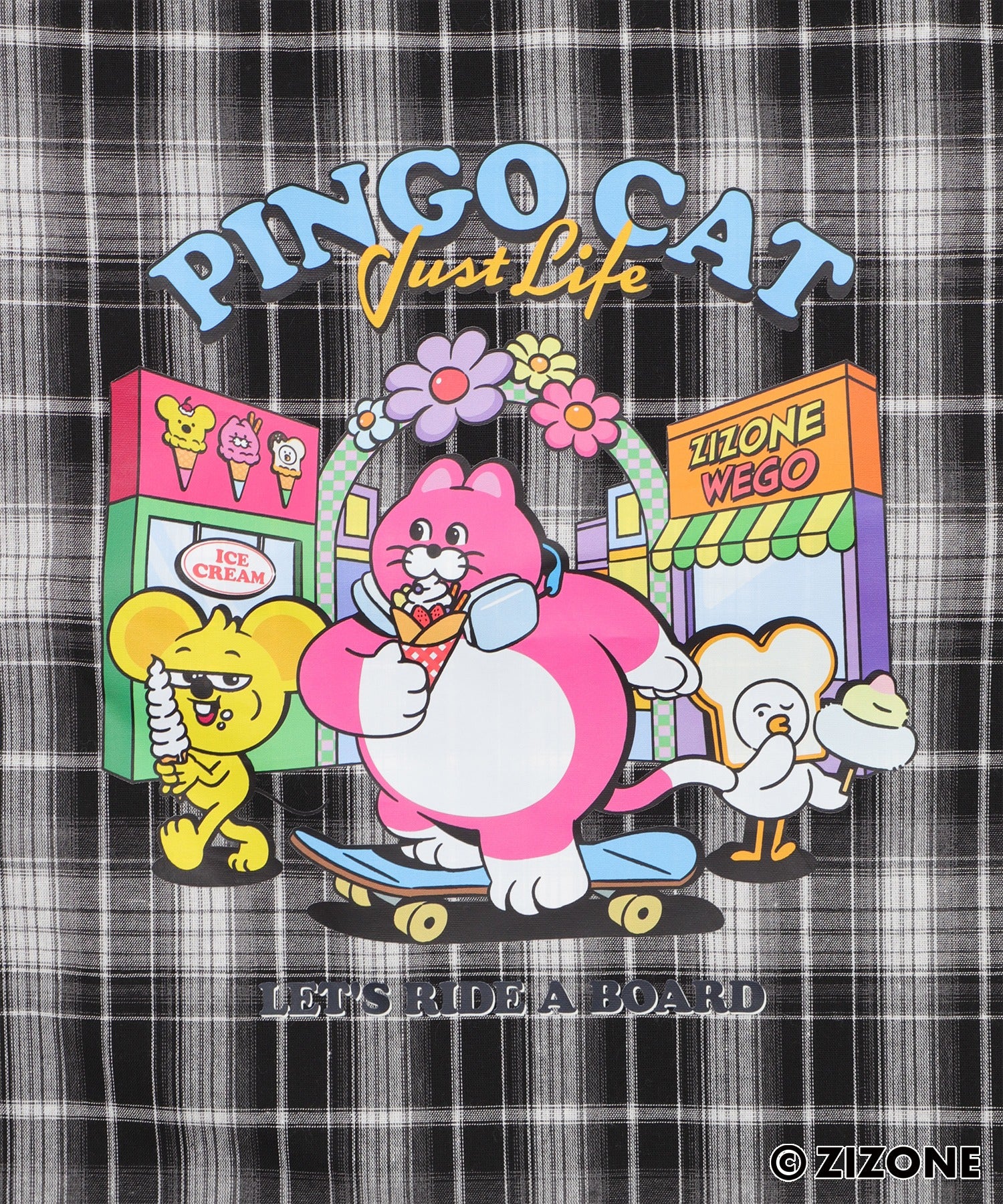 別注ZIZONEチェックトート - Image 10