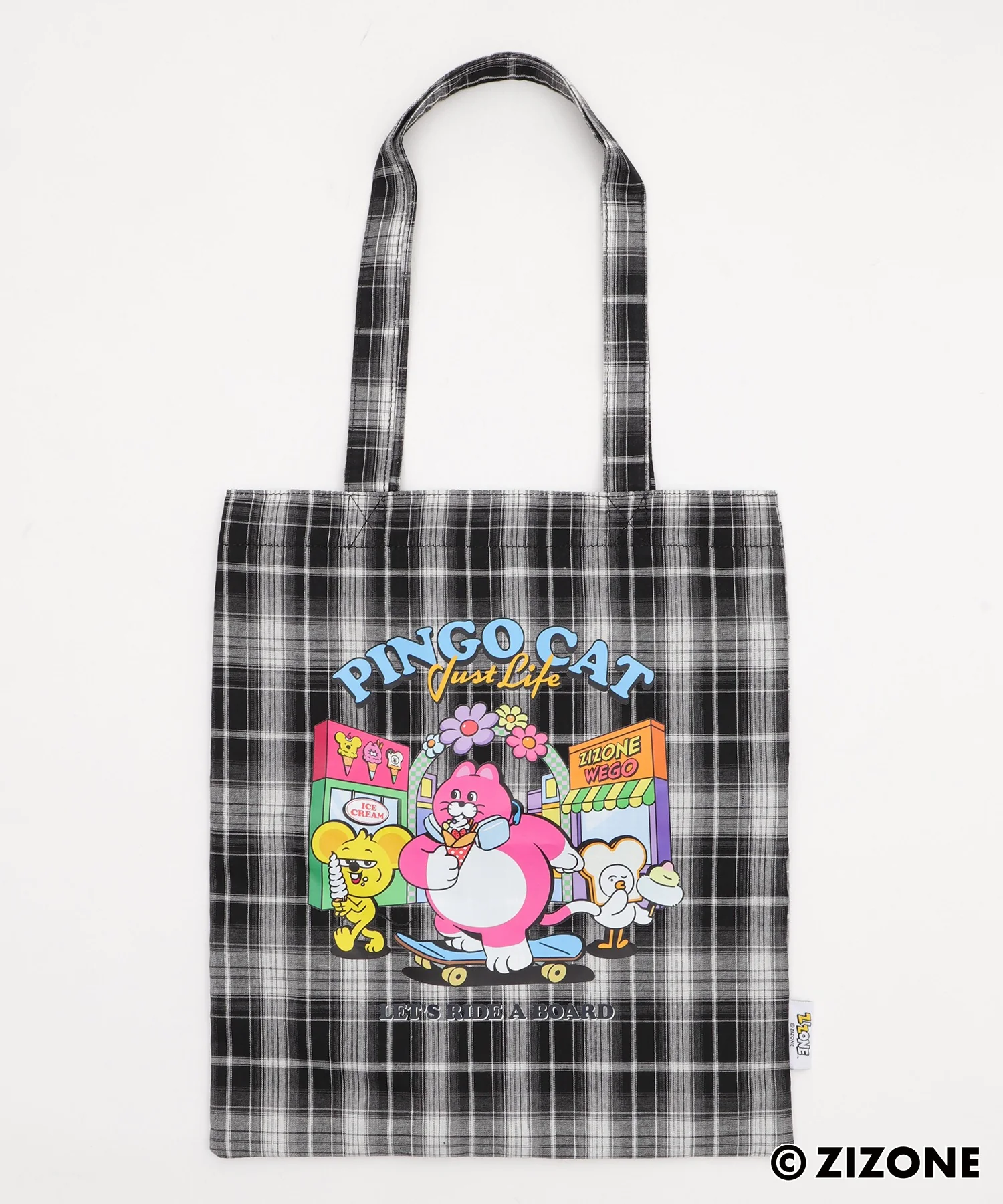 別注ZIZONEチェックトート - Image 5