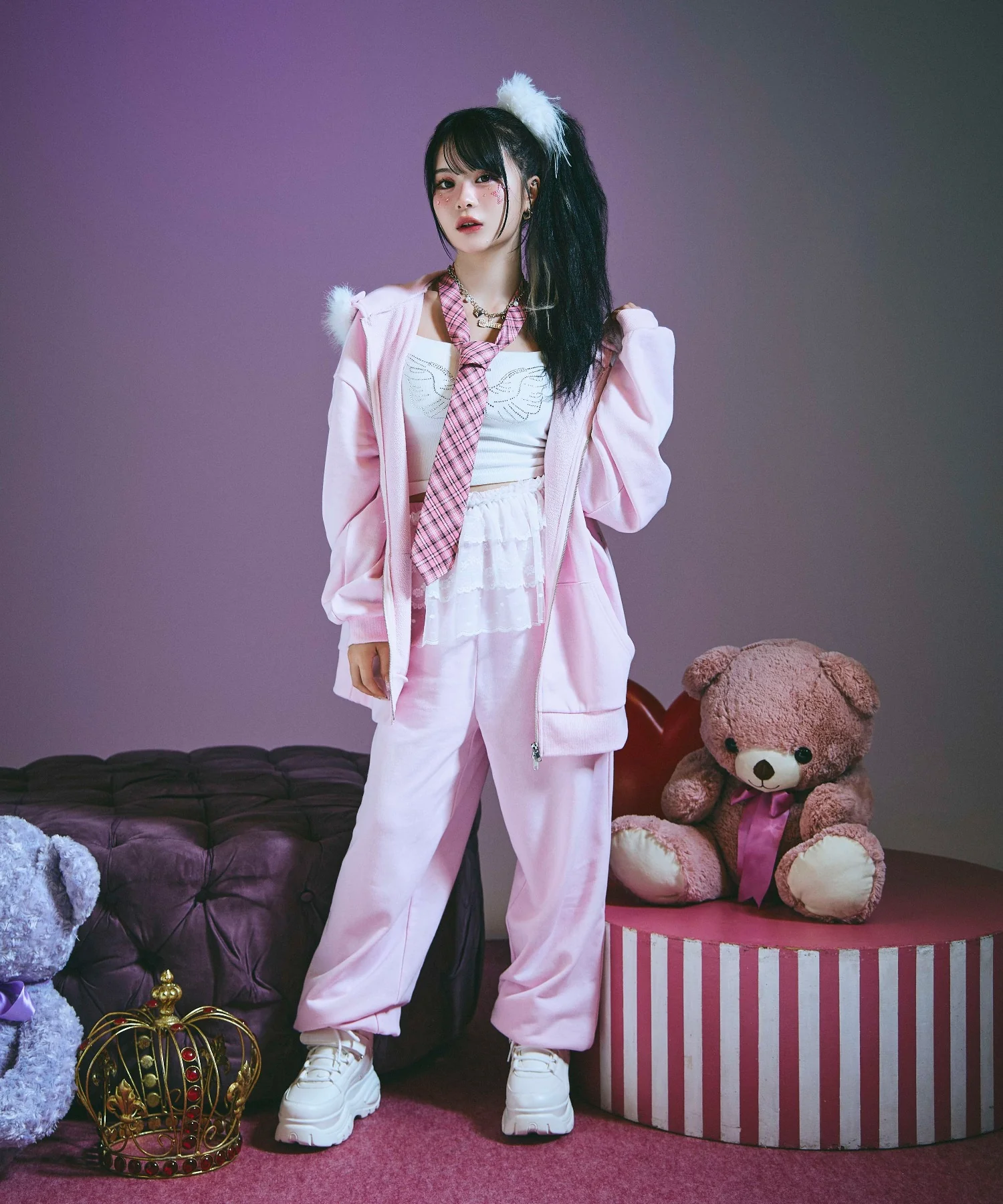 SAKURAコラボスウェットパンツ - Image 4