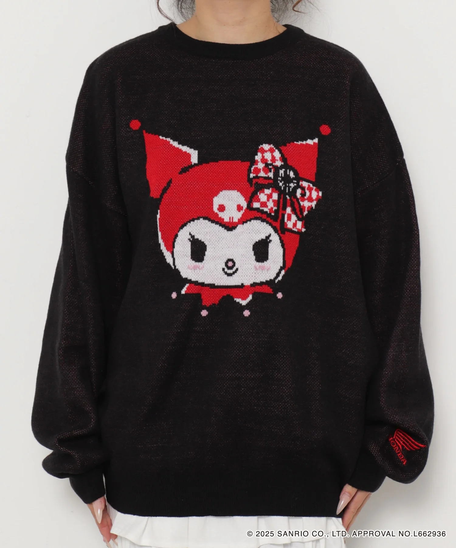 Honda×Kuromi コラボジャガードニット - Image 6