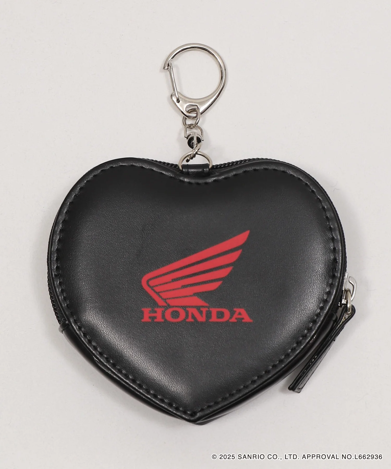 Honda×Kuromi ハートポーチキーホルダー - Image 3