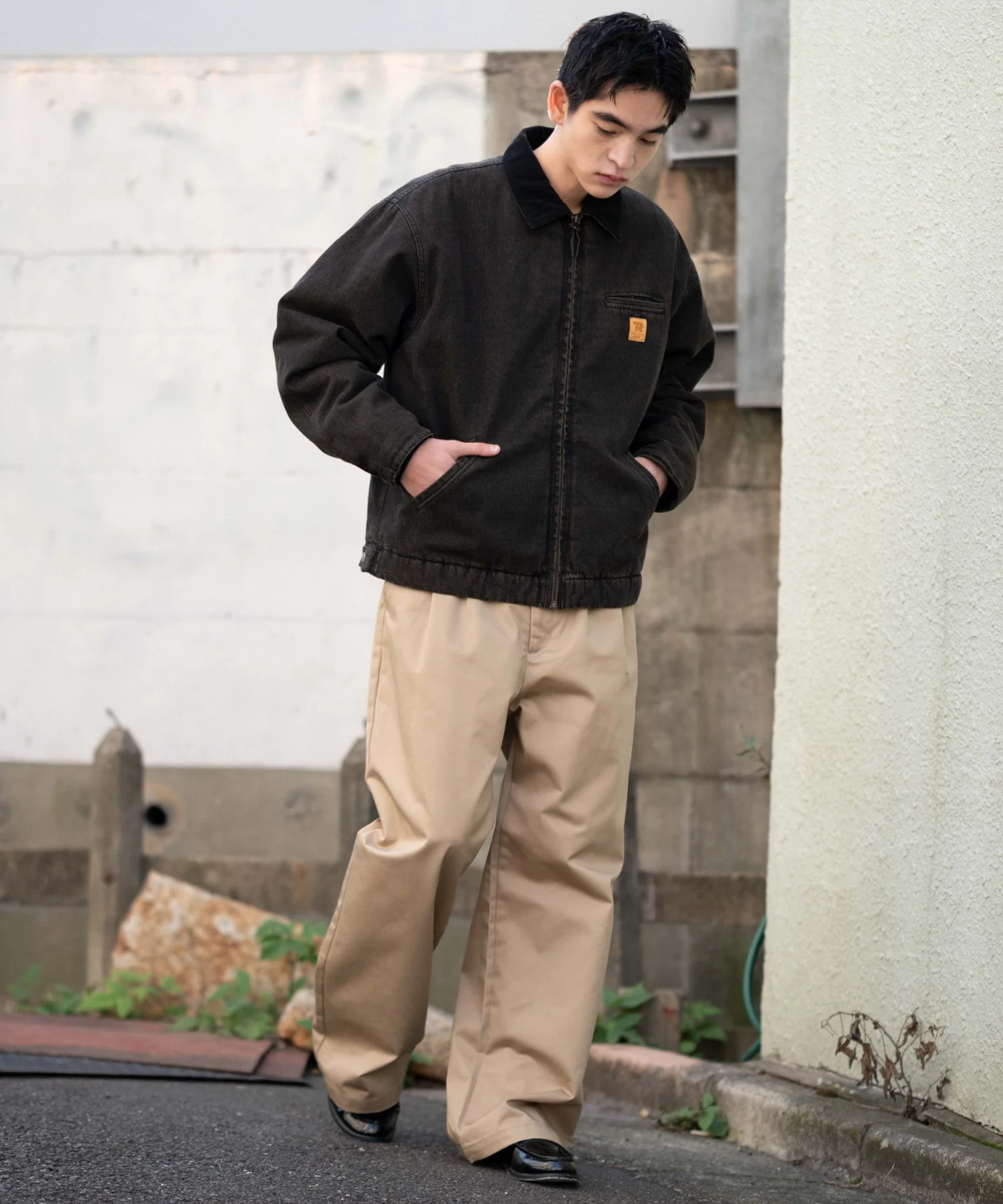 別注RED　KAPタックワイドチノパンツ - Image 3