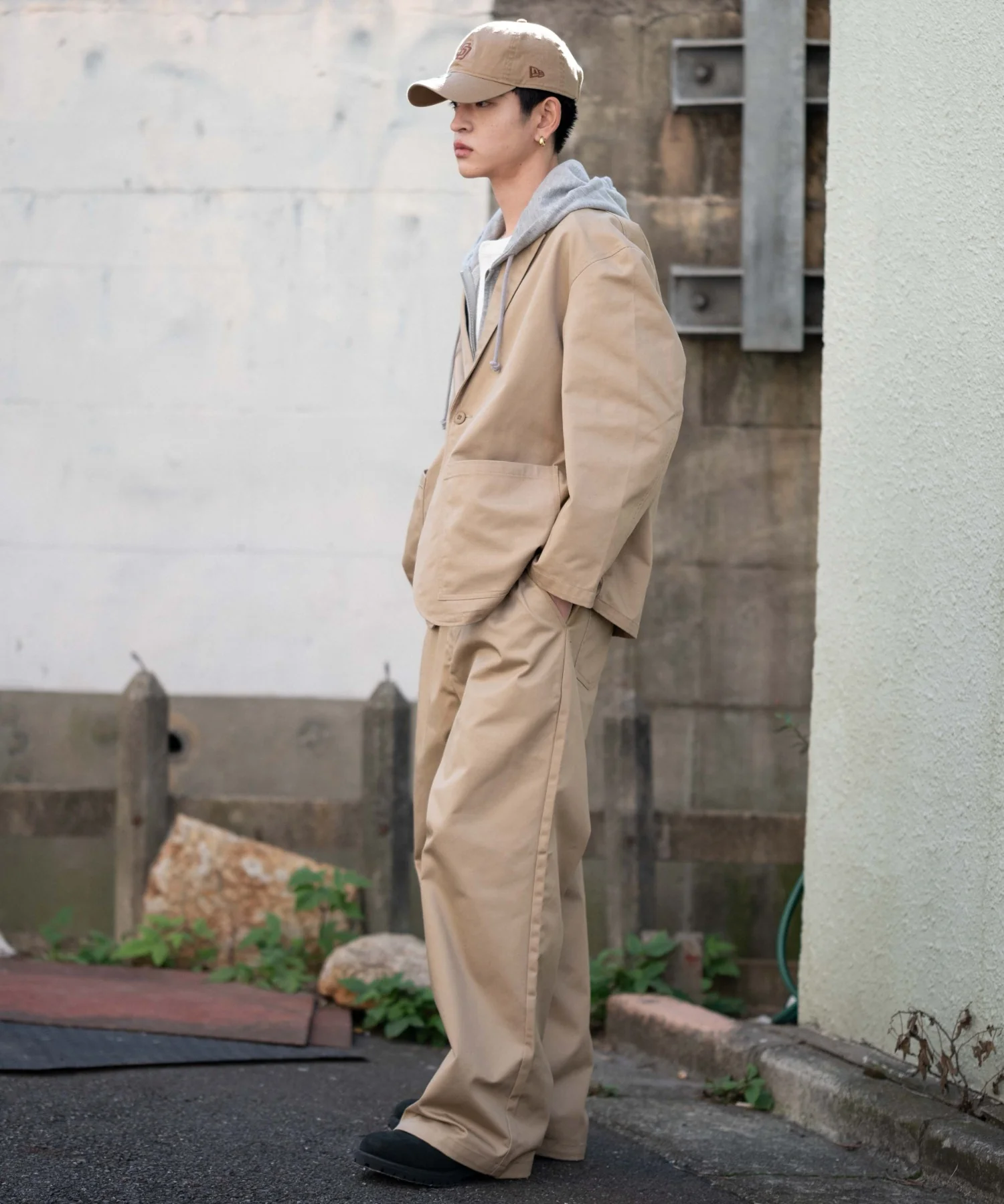 別注RED　KAPタックワイドチノパンツ - Image 4