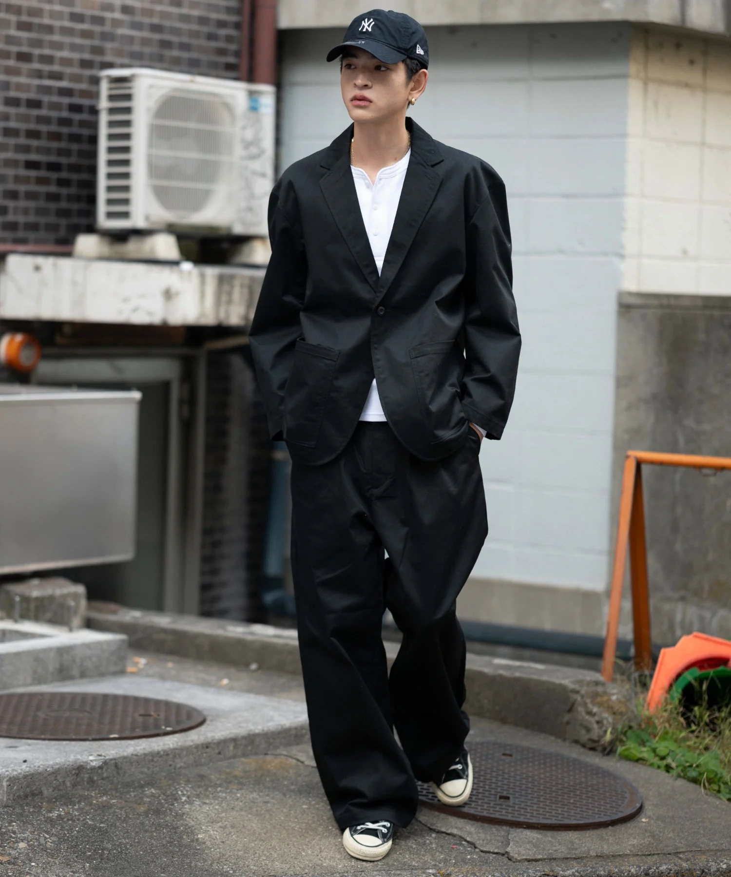 別注RED　KAPタックワイドチノパンツ - Image 6