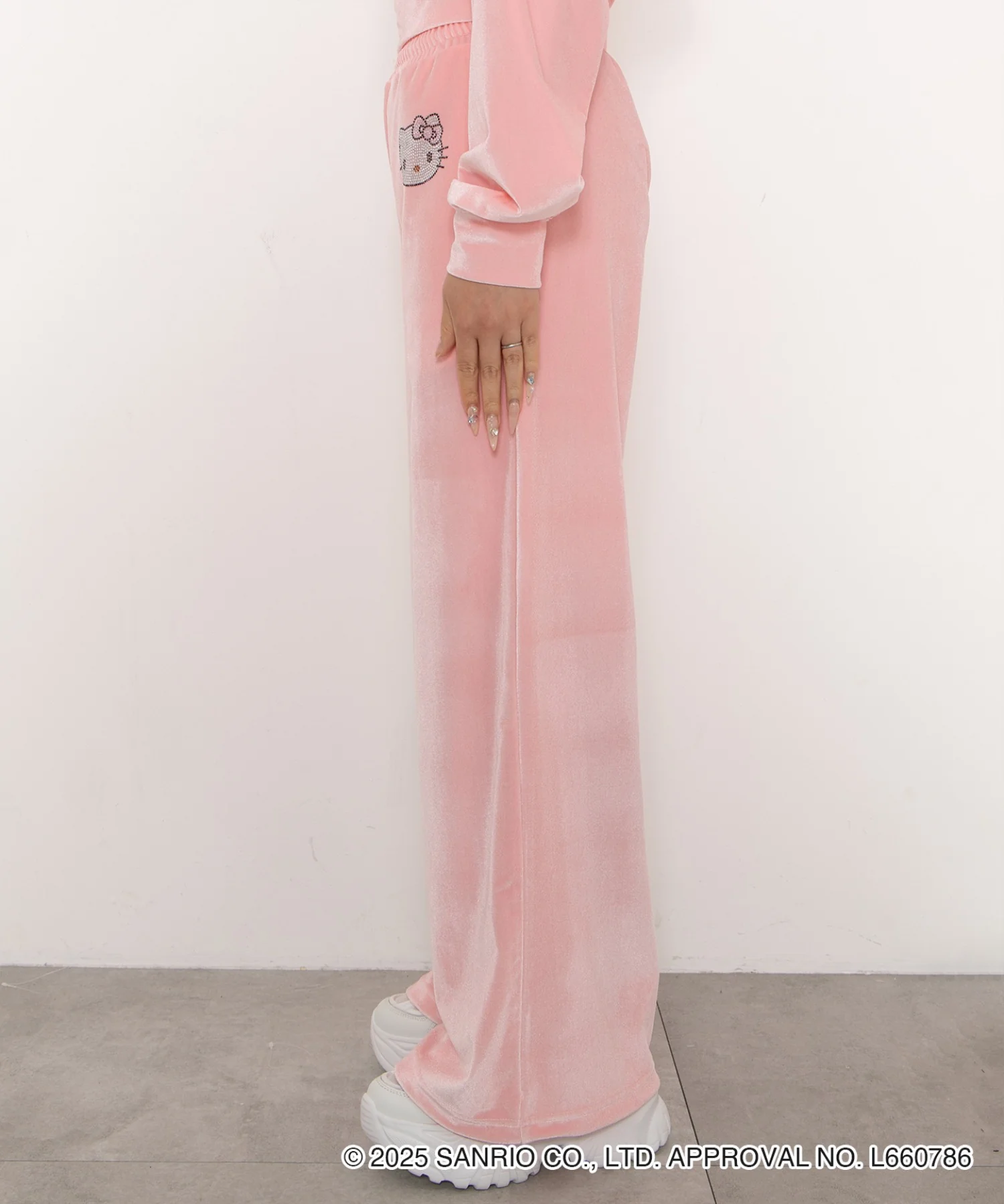 HELLO KITTY×WEGO ベロアパンツ - Image 4