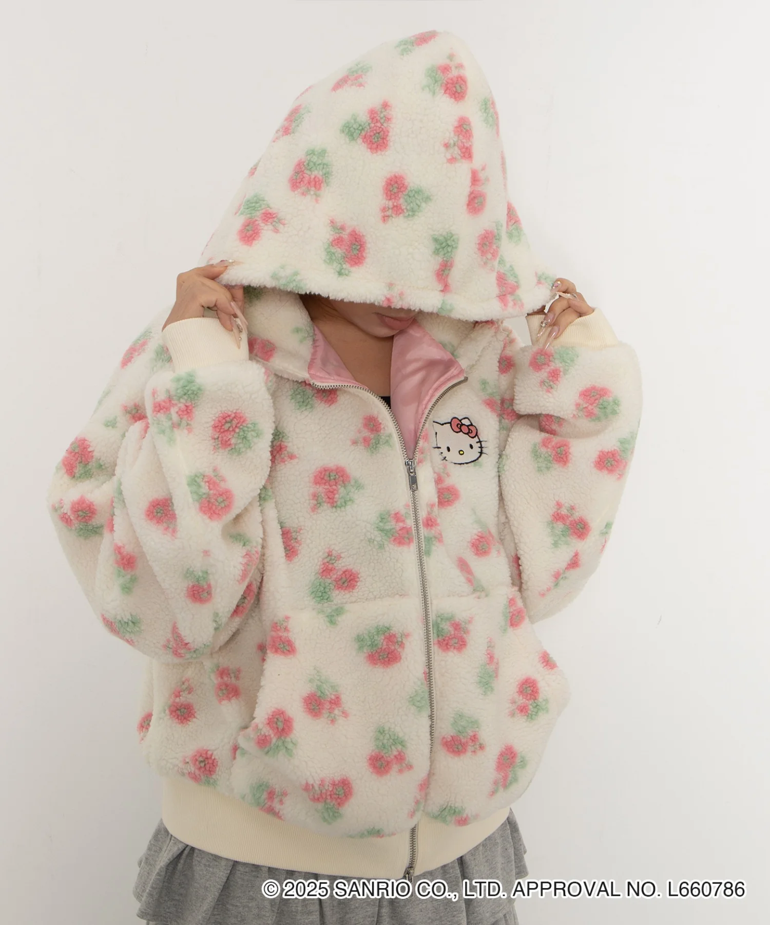 HELLO KITTY×WEGO ボアパーカー - Image 3