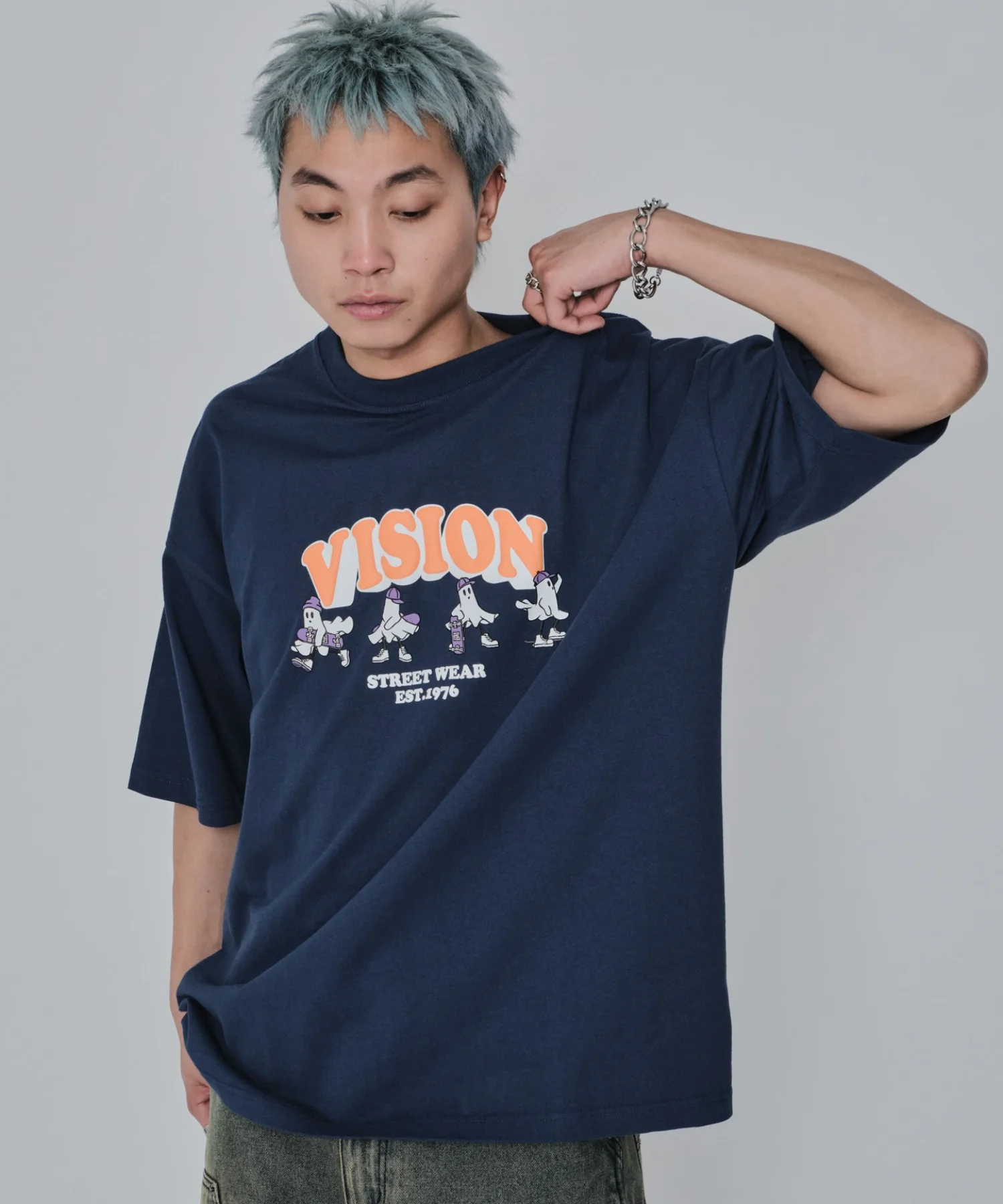 別注VISIONゴーストスケーターグラフィックT(SS) - Image 16