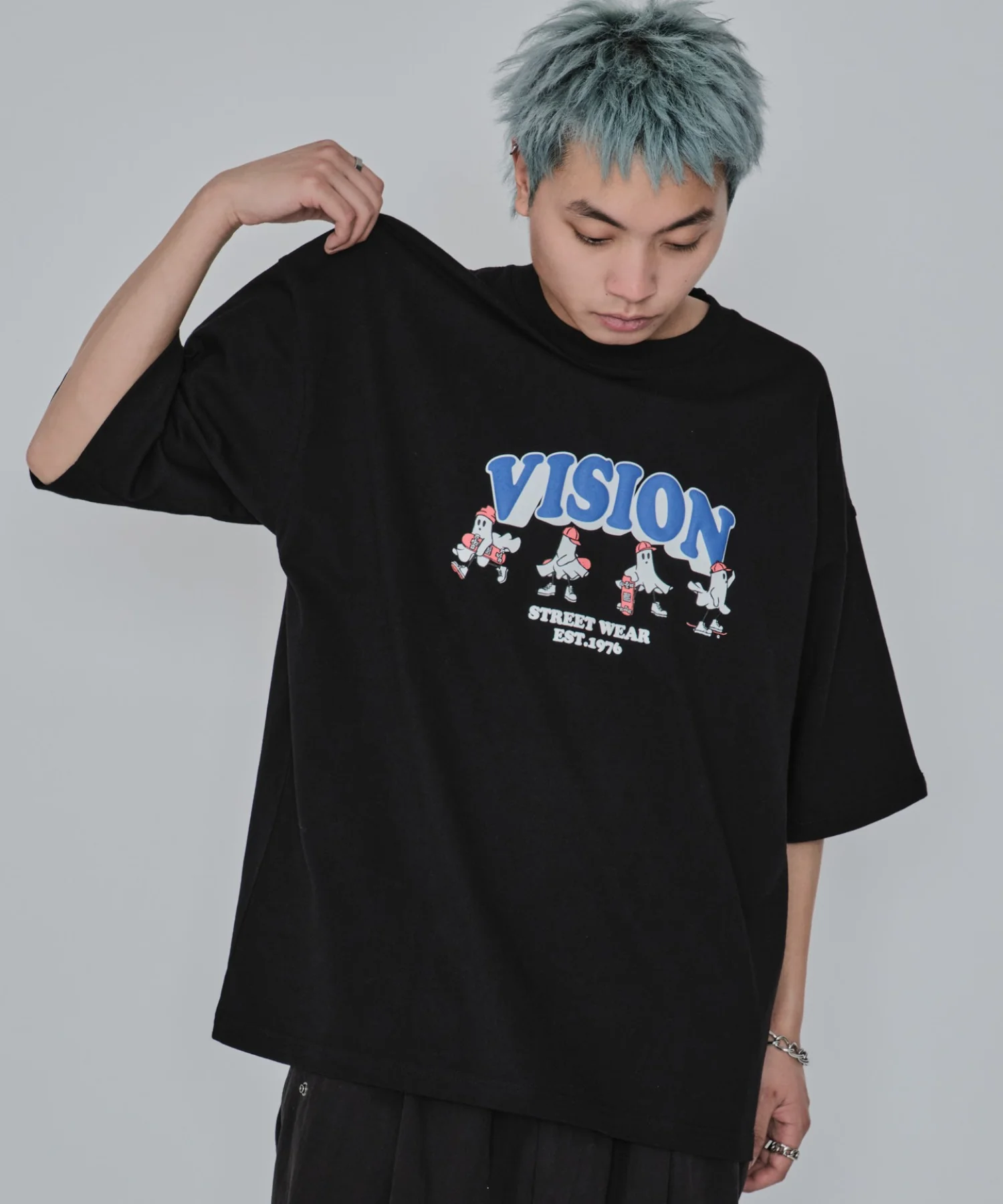 別注VISIONゴーストスケーターグラフィックT(SS) - Image 4